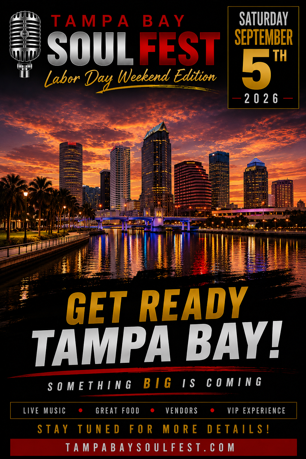 Tampa Bay Soul Fest Flyer