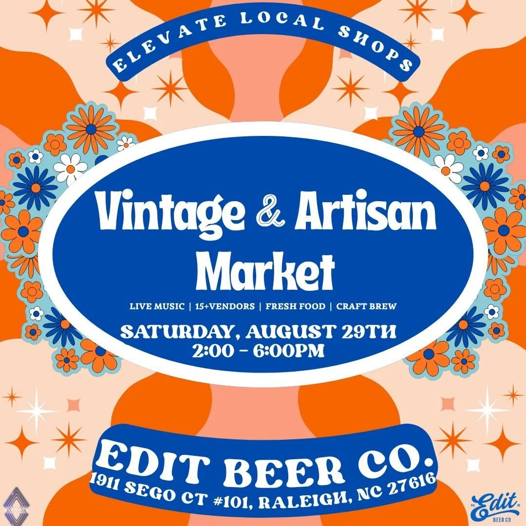 TGT x Vintage and Artisan Market at Edit Beer Co. (Raleigh)