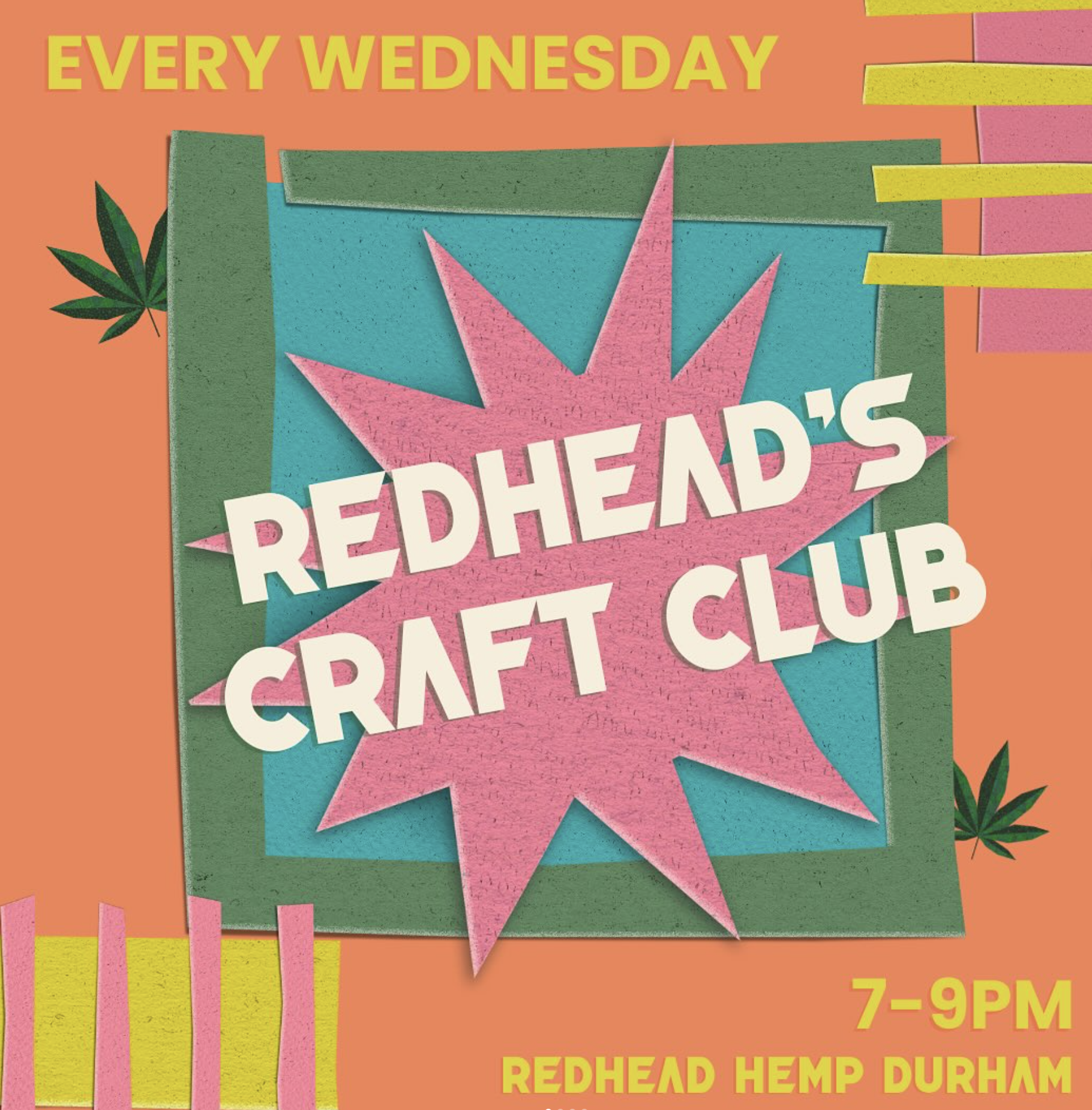 Craft Night Residency at Redhead Hemp