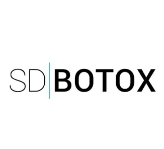 Logo with letters 'SD' and 'BOTOX' separated by a vertical line.
