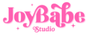 JoyBabe Studio logo in pink text