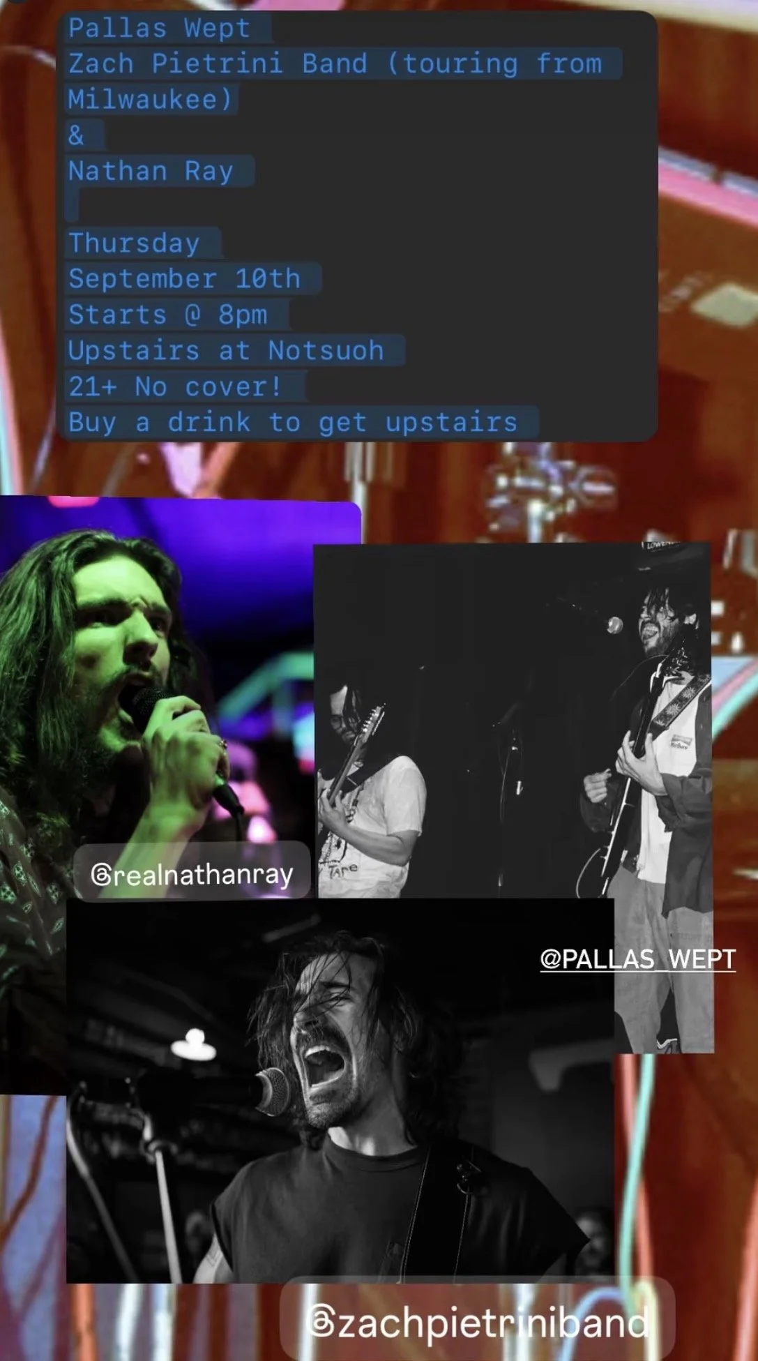 Pallas Wept, Nathan Ray & Zach P Band 