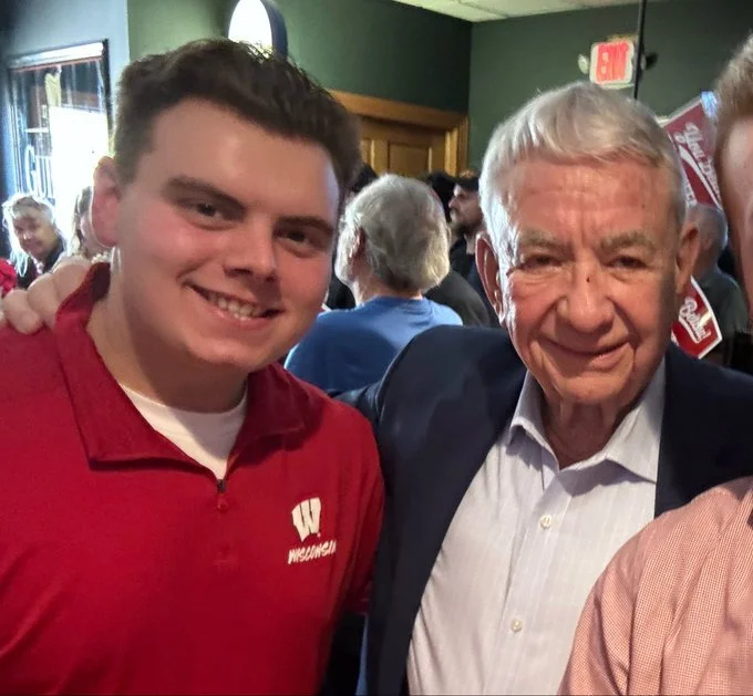 Luke Smith and Tommy G. Thompson connect for success for the State of Wisconsin