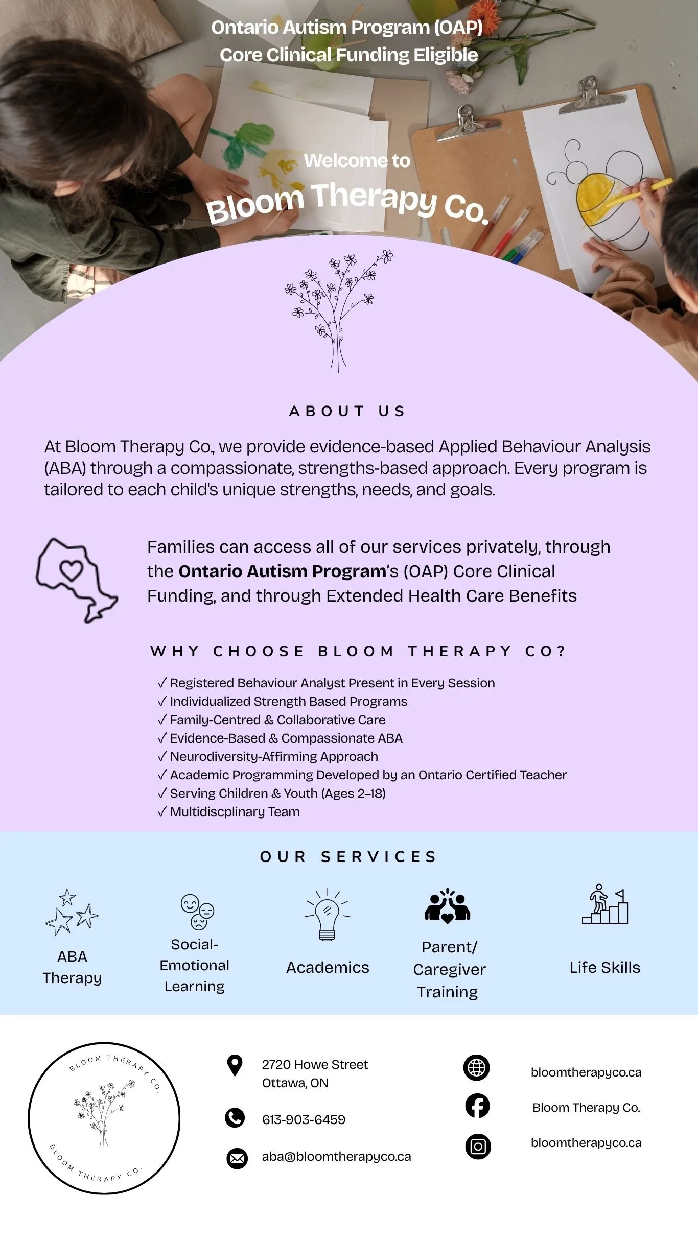 ABA therapy in Ottawa. Ontario Autism Program

Registered Behaviour Analyst, Ottawa, Ontario