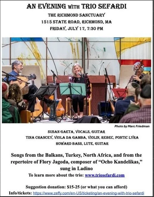 An Evening with Trio Sefardi