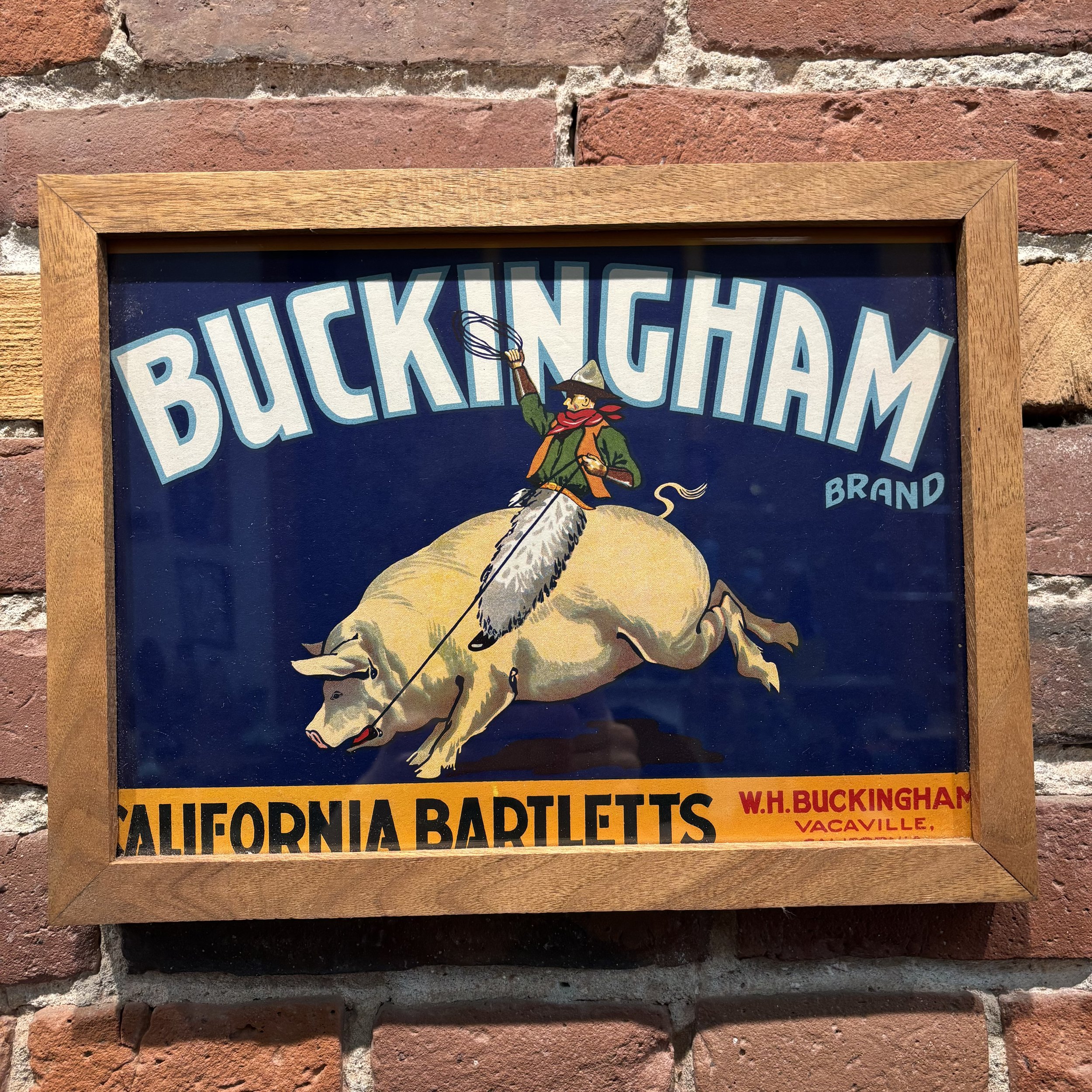 Buckingham Pear Label