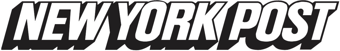 Logo of the New York Post with bold black text on a white background.