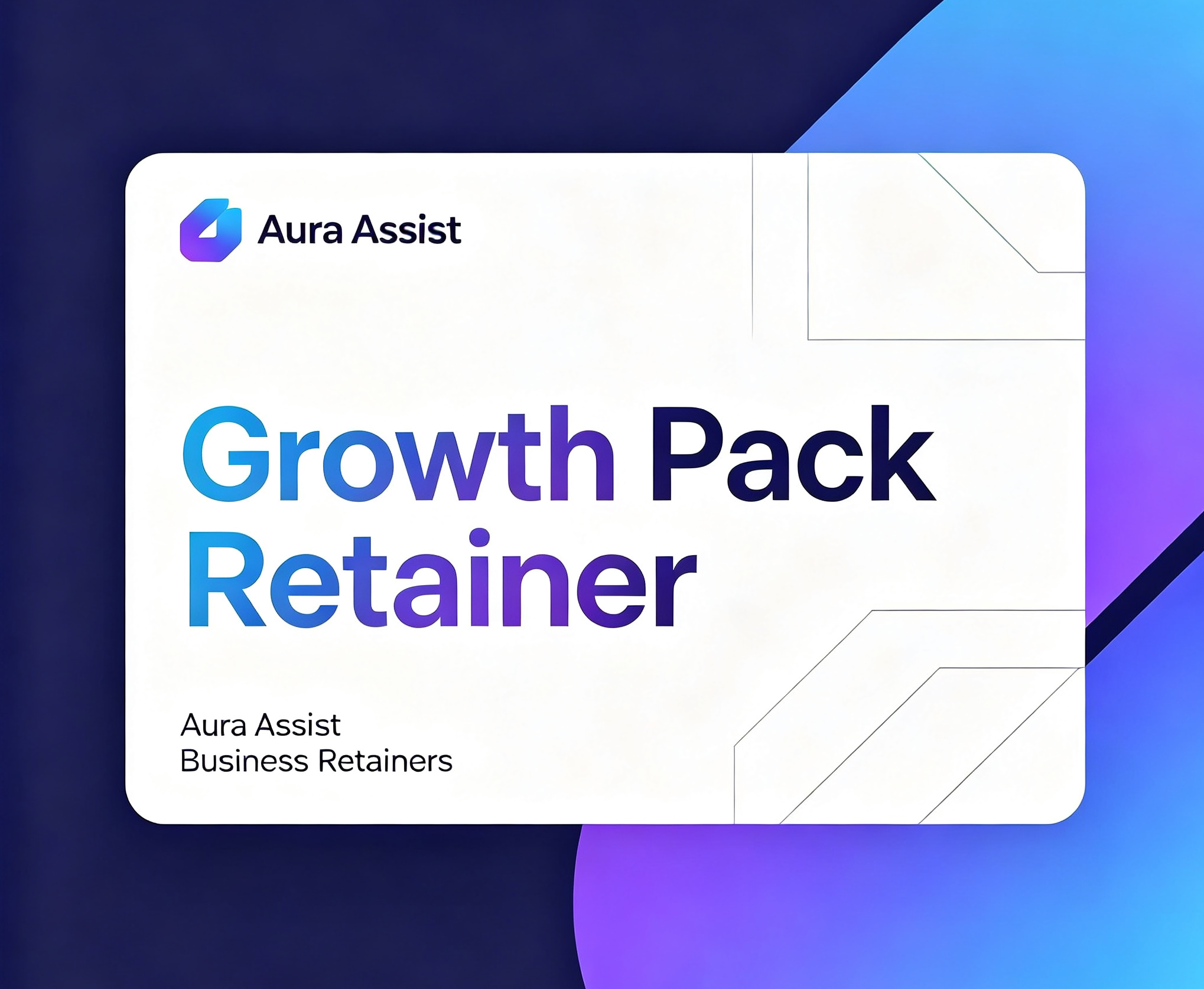 Monthly Retainer Packages - Growth Cover*