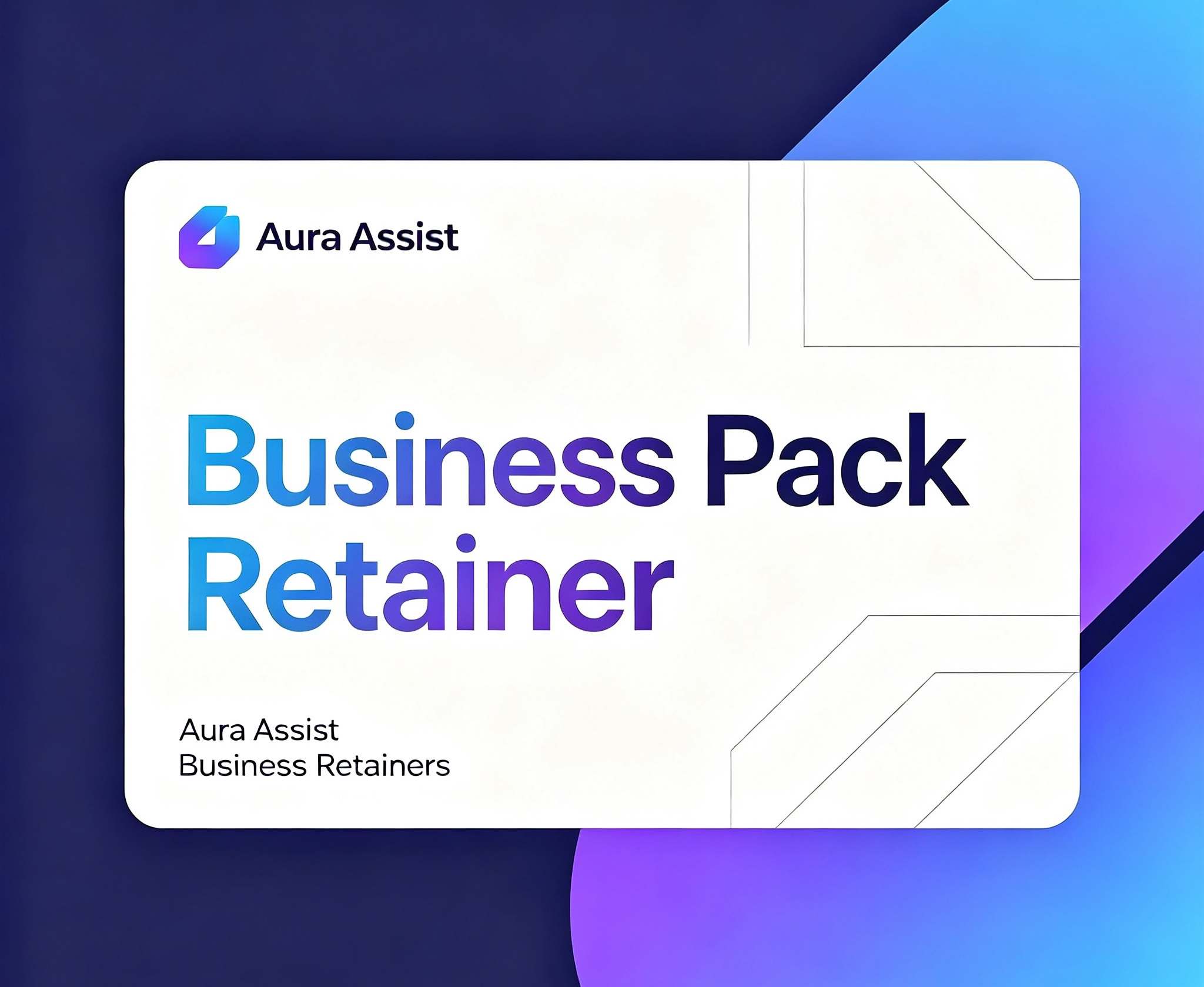 Monthly Retainer Packages - Business Cover*