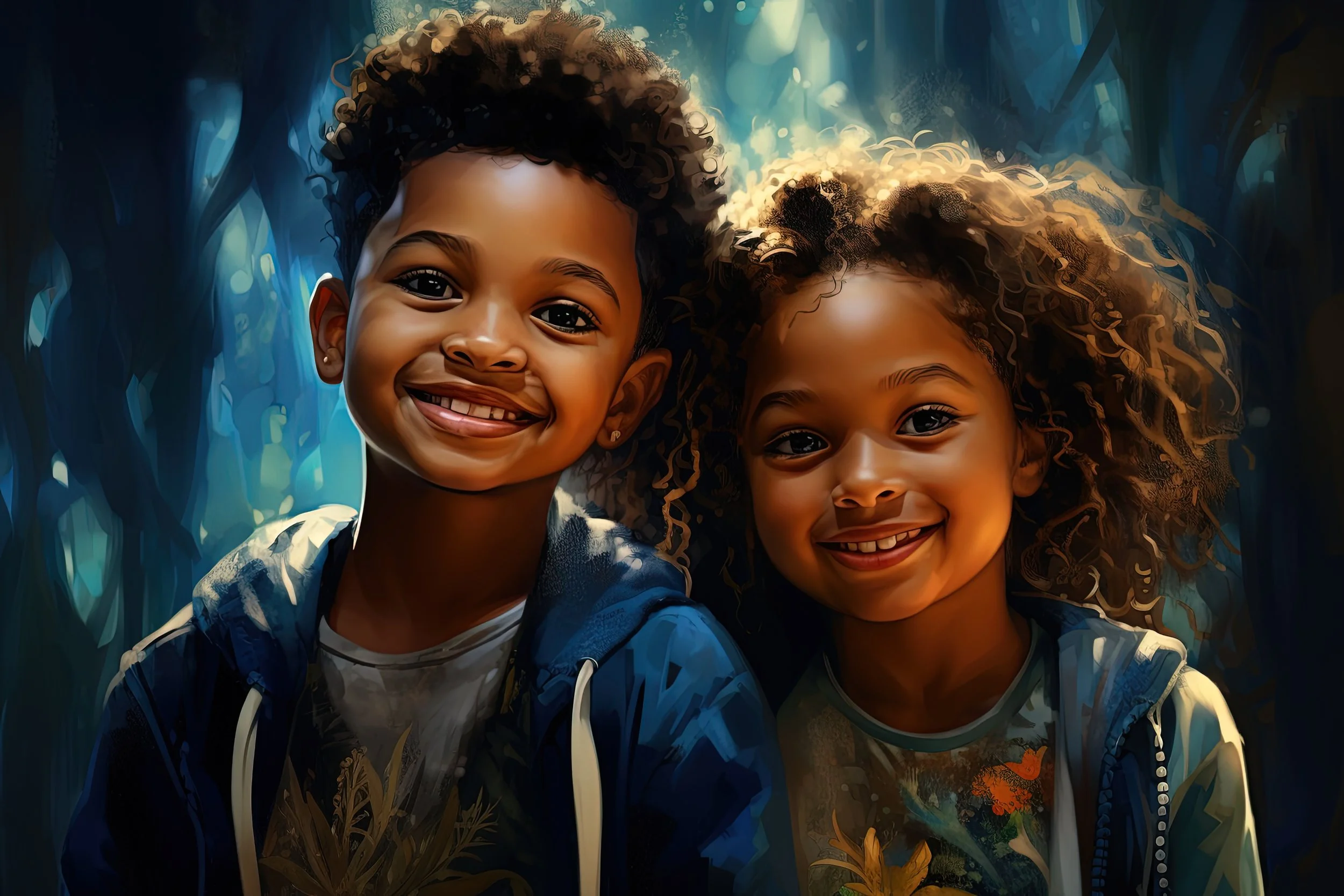Séance d'accompagnement des enfants