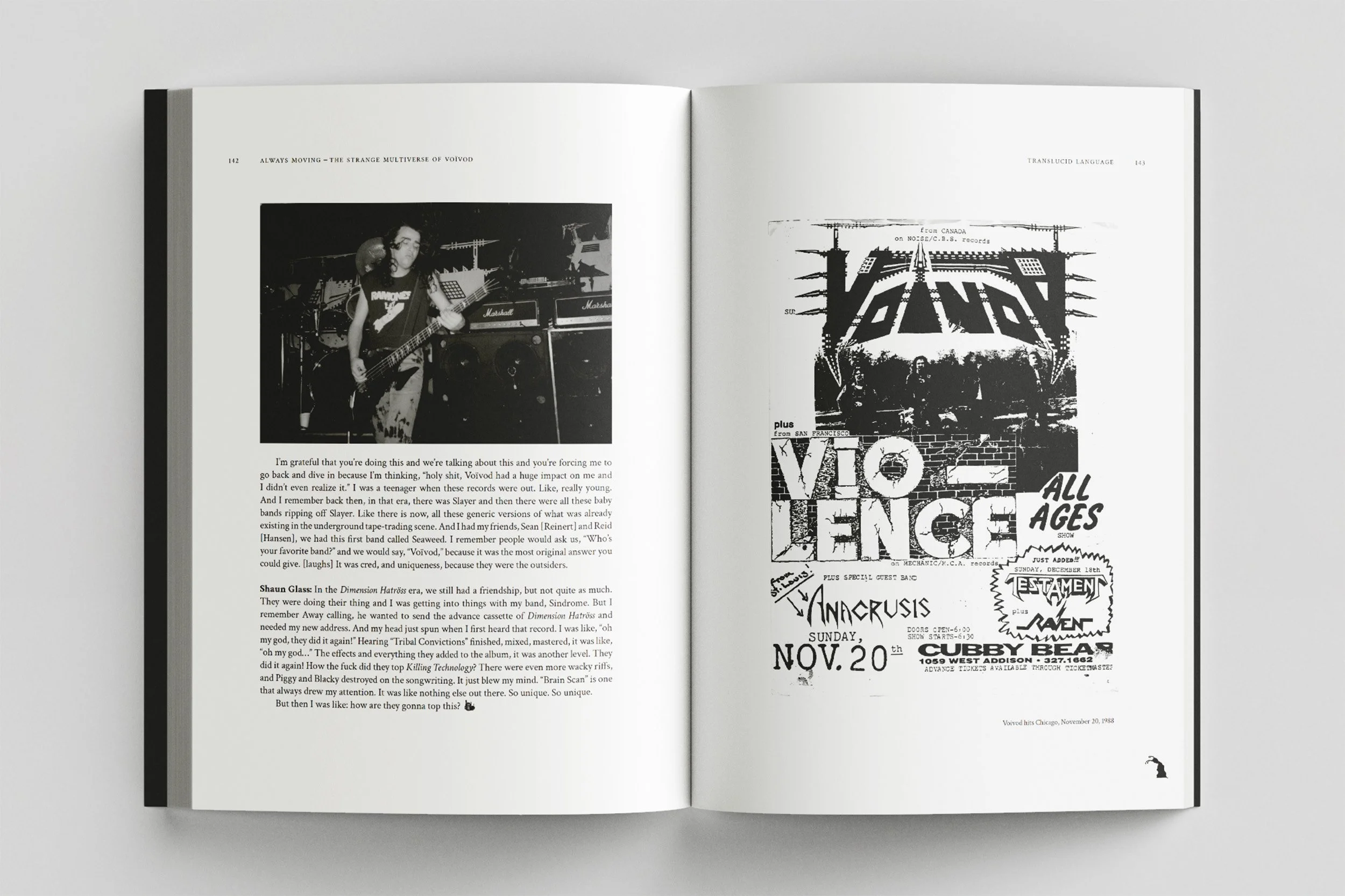 blacky bassist voivod violence testament raven heavy metal canada