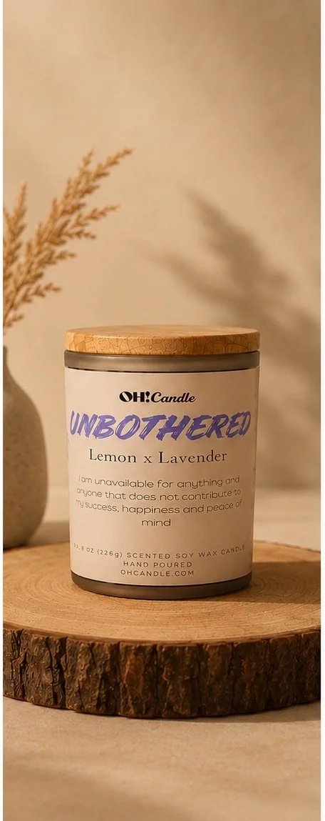 Unbothered ( 8 oz ) Lemon x Lavender