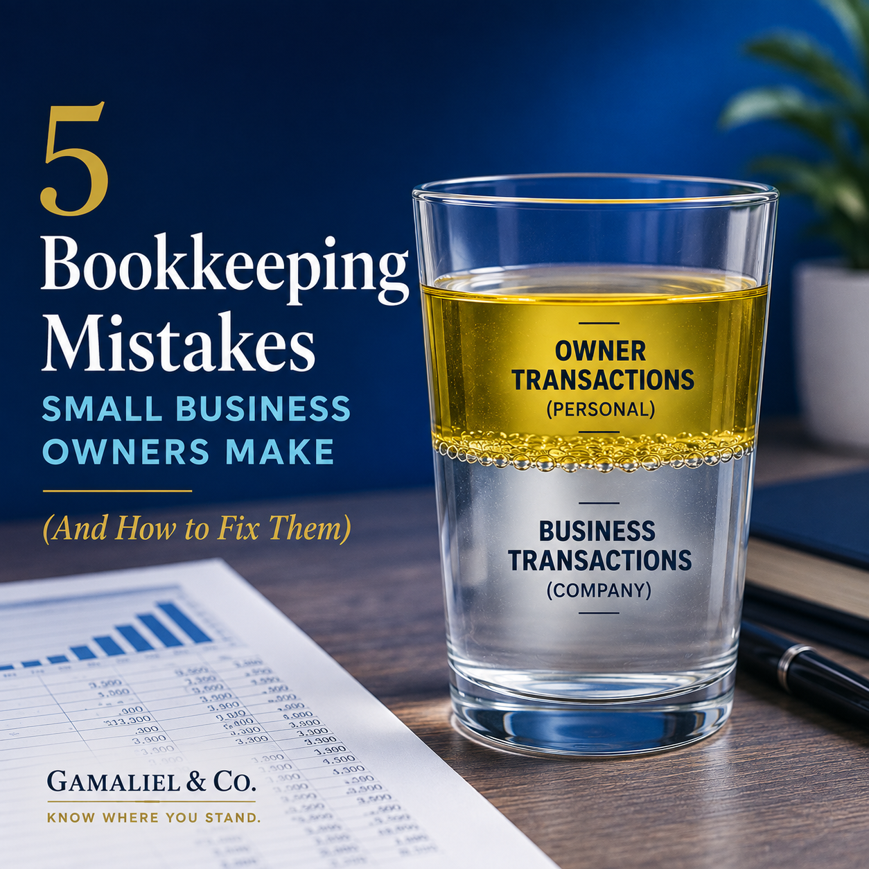 5 Bookkeeping Mistakes Small Business Owners Make (And How to Fix Them)