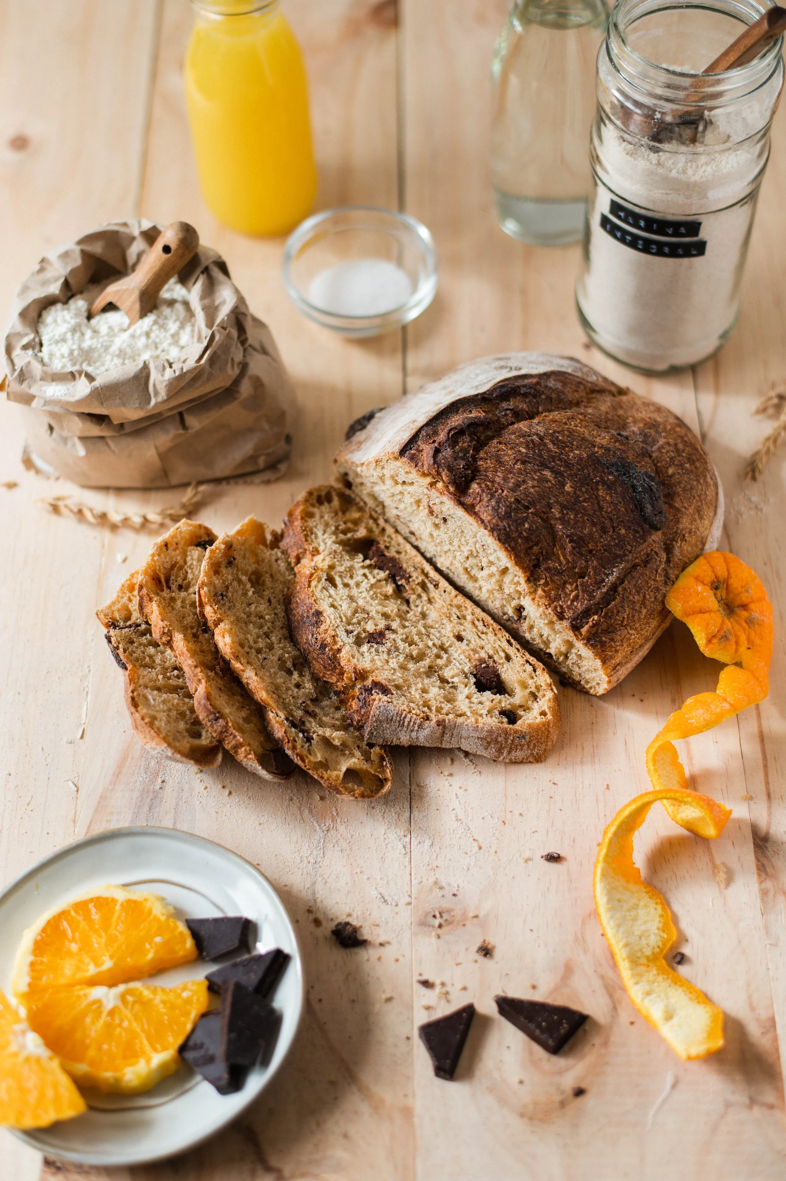 Pan Naranja y Chocolate negro