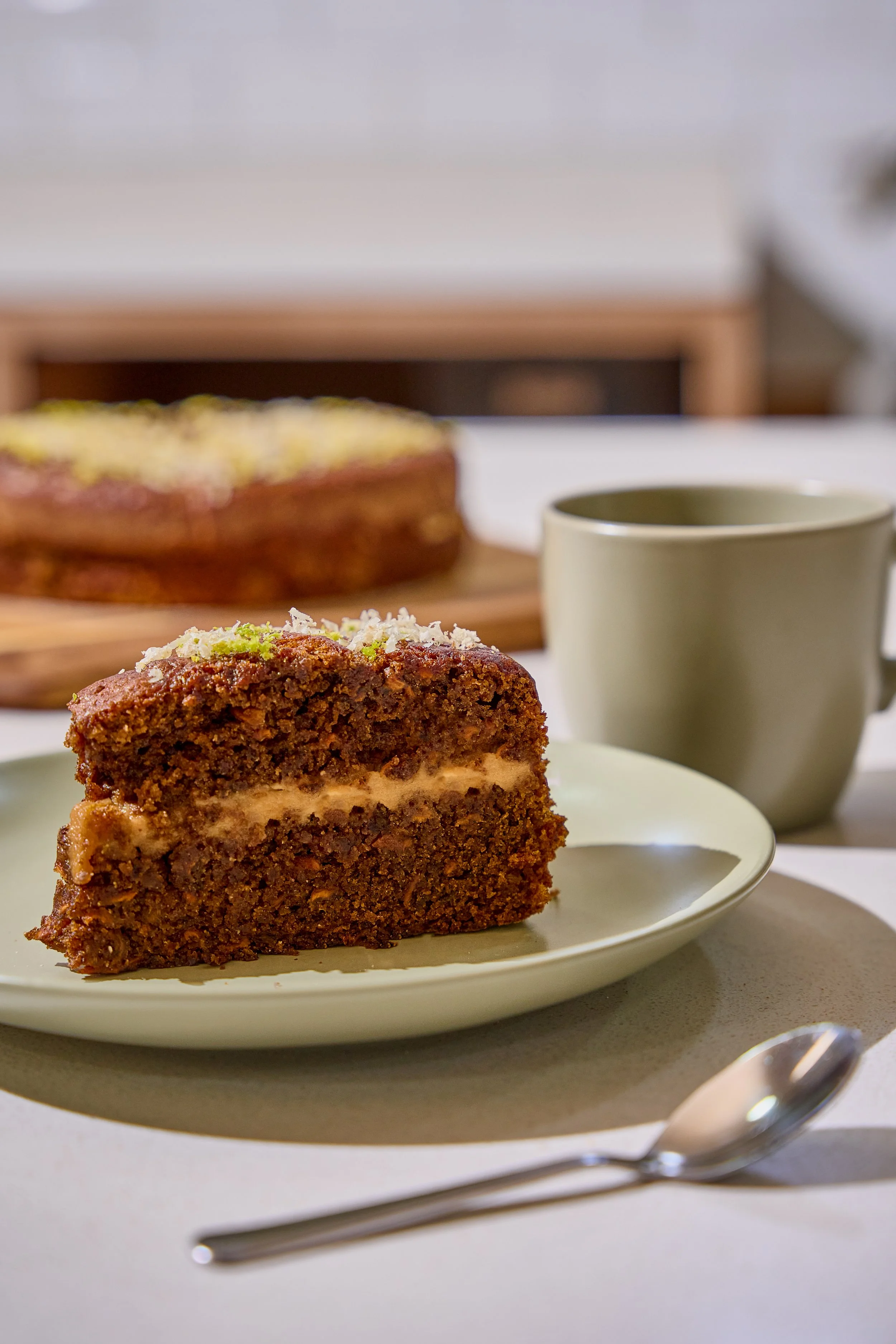Torta Zanahoria y Crema de Marañón