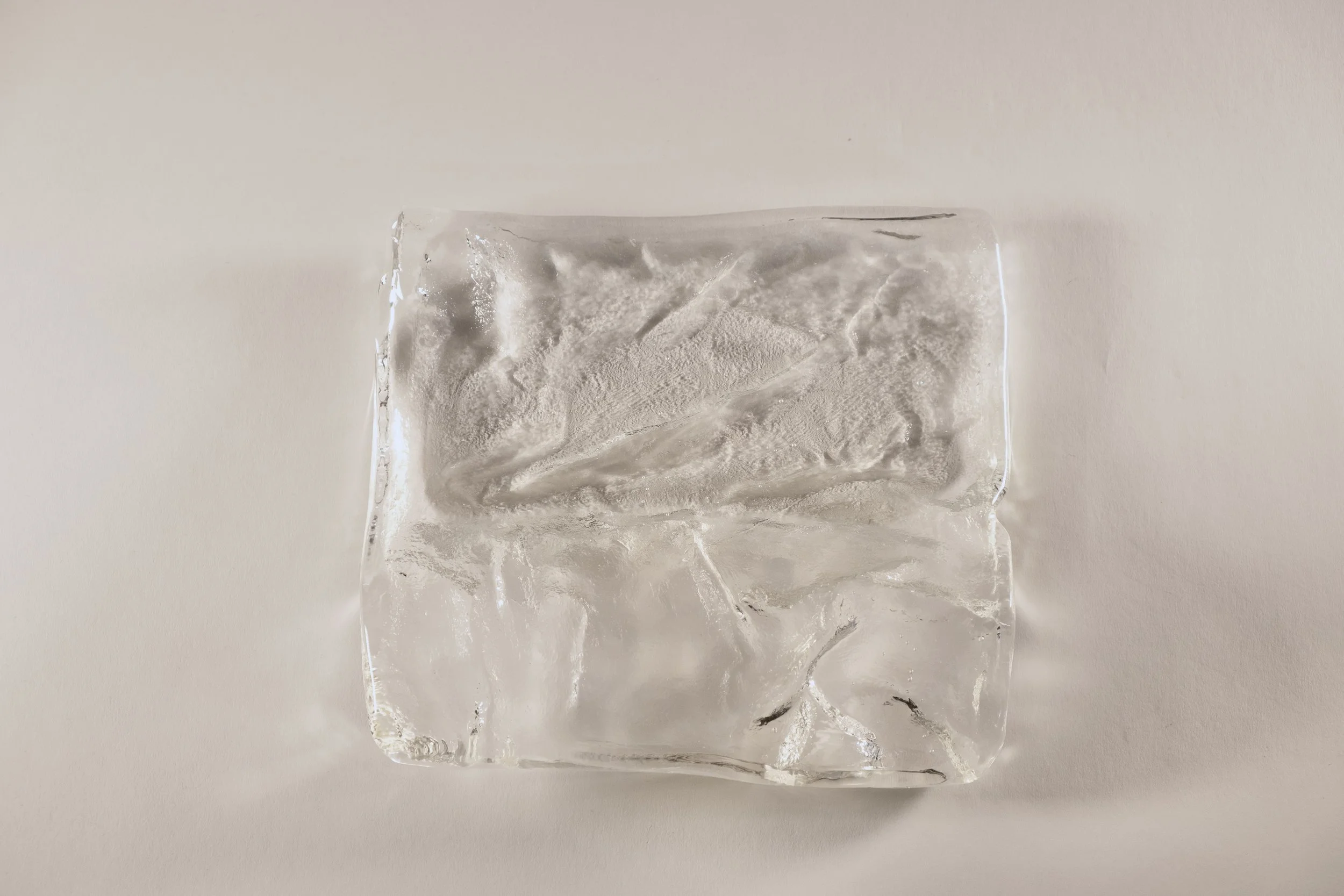 Fragile Embrace, 2025 (Installation) 33 x 9 x 70 inches
Cast glass

