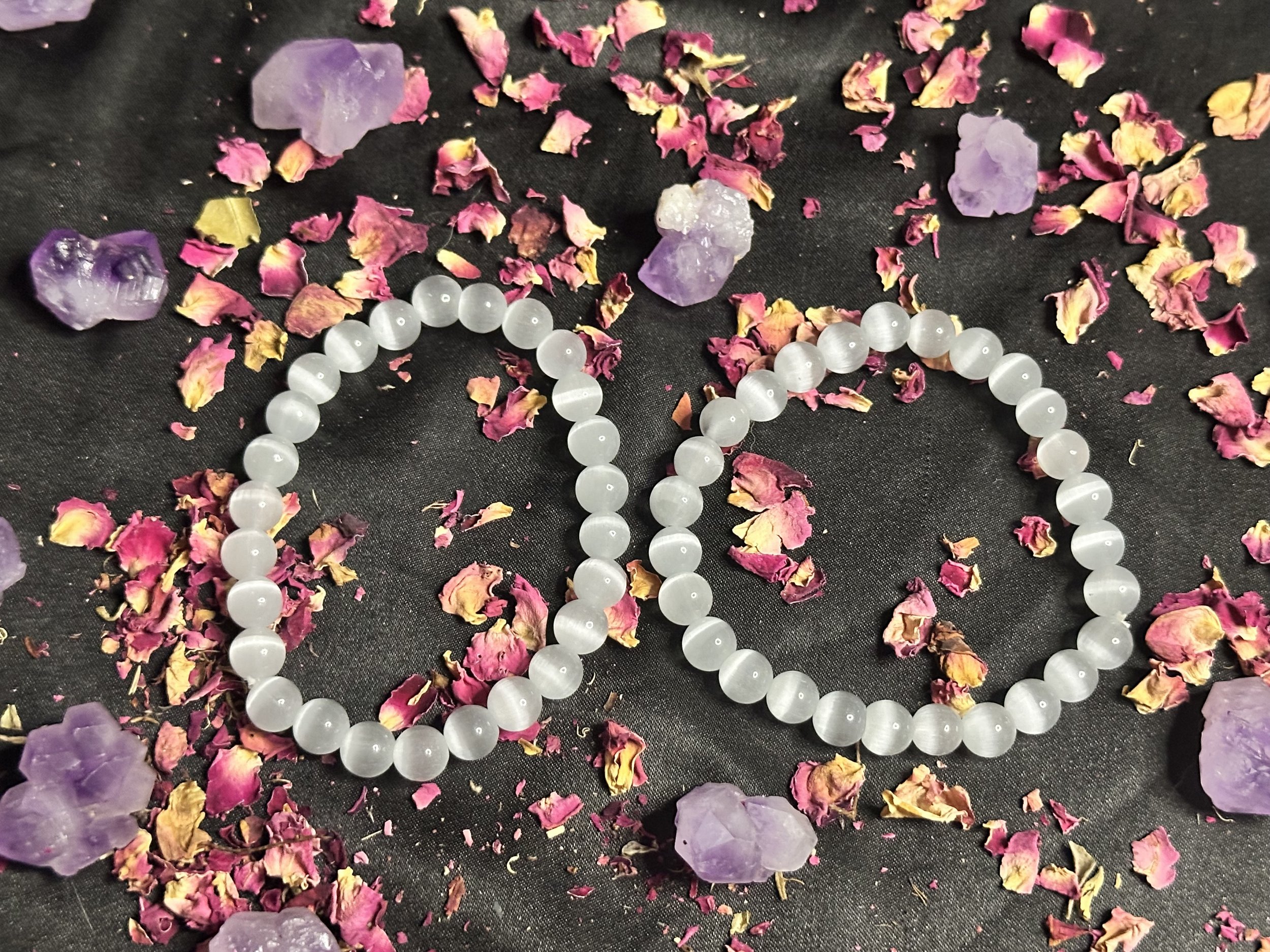 Selenite Bracelet 8mm