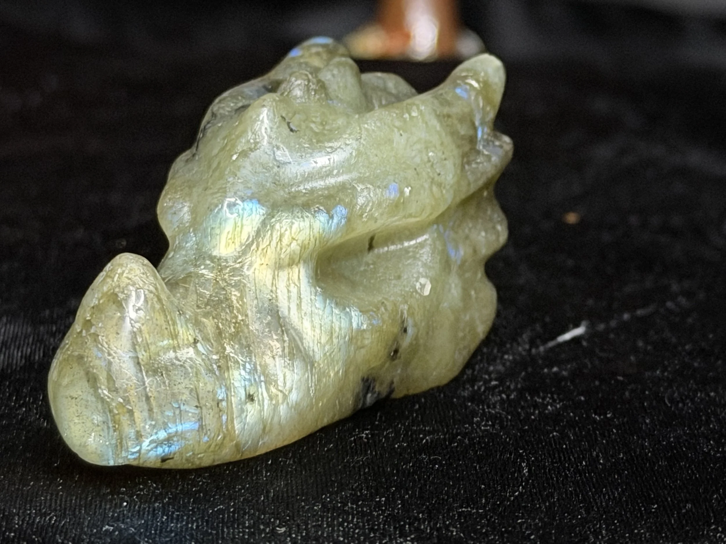 Labradorite Dragon Head Misfit