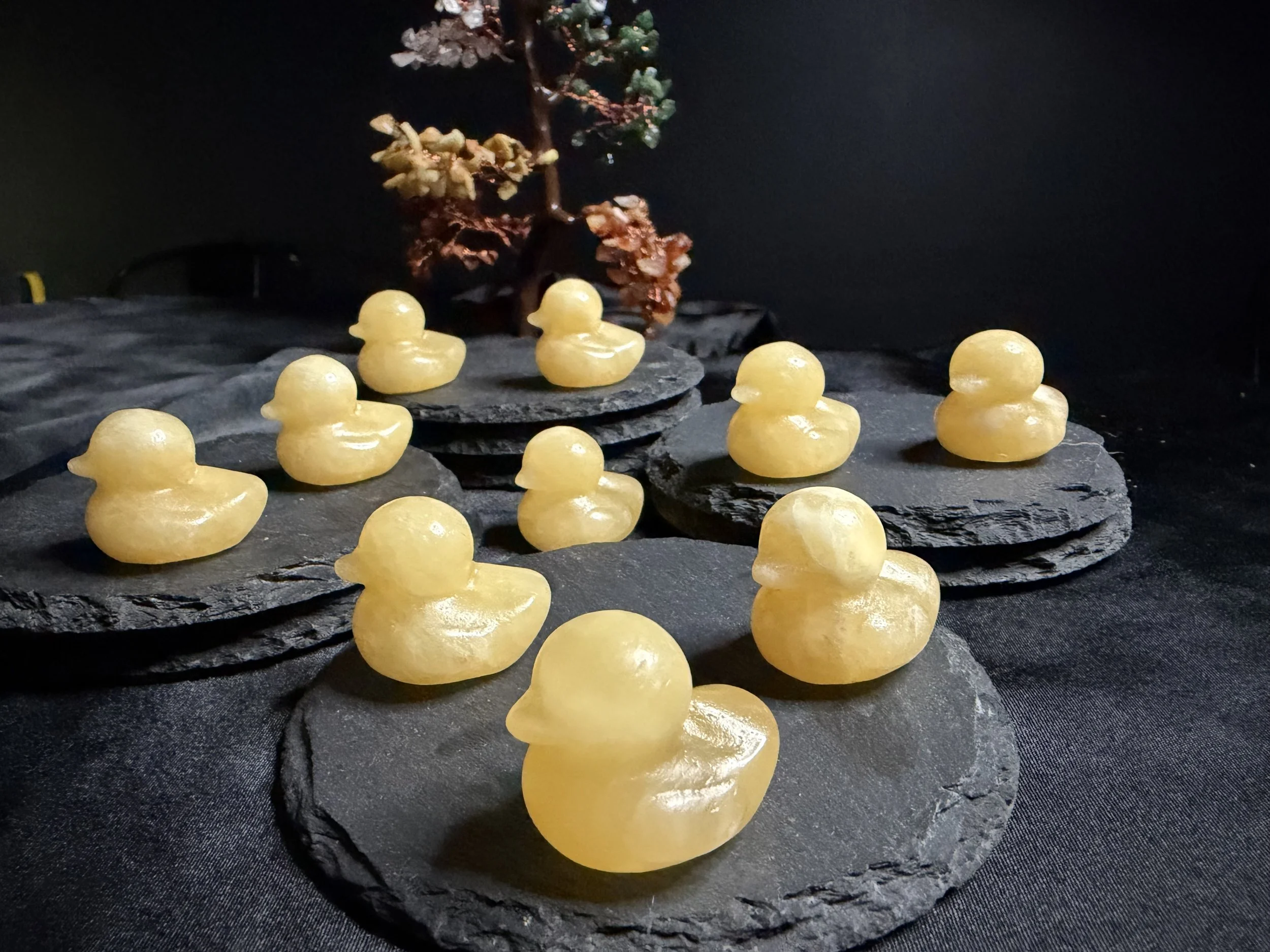 Yellow Calcite Duck