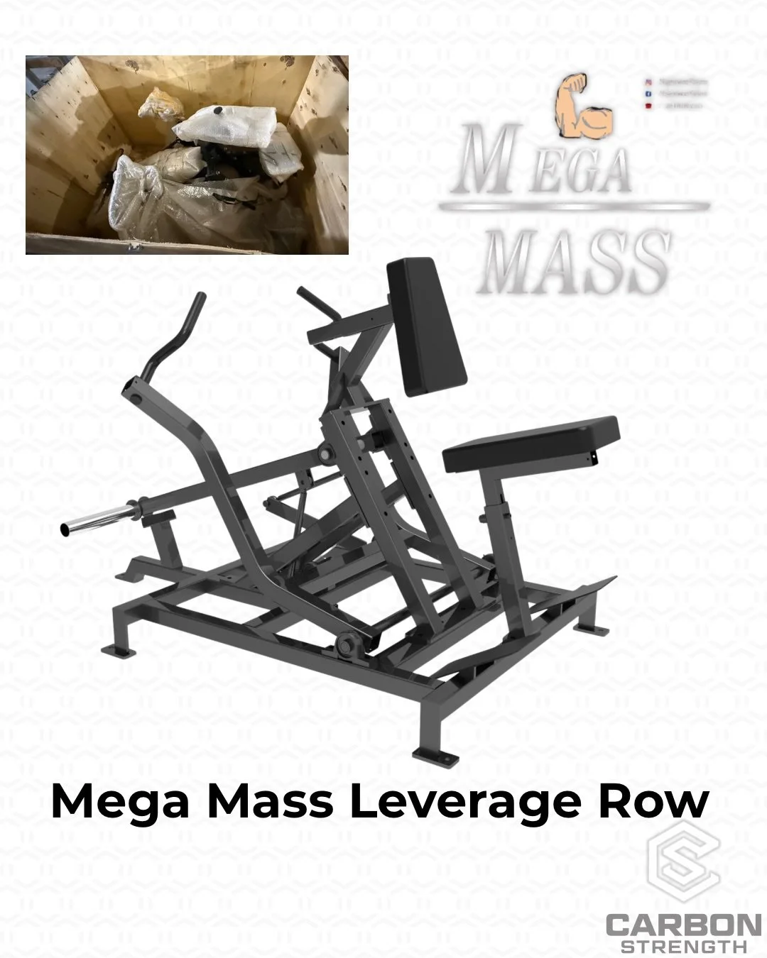 First pieces to cross the finish line! @megamassfitness with the leverage row and leverage lat pulldown! Two pieces I&rsquo;m very excited about. Updated versions of the classic Flex Fitness leverage line. If you&rsquo;ve never used these before, I p