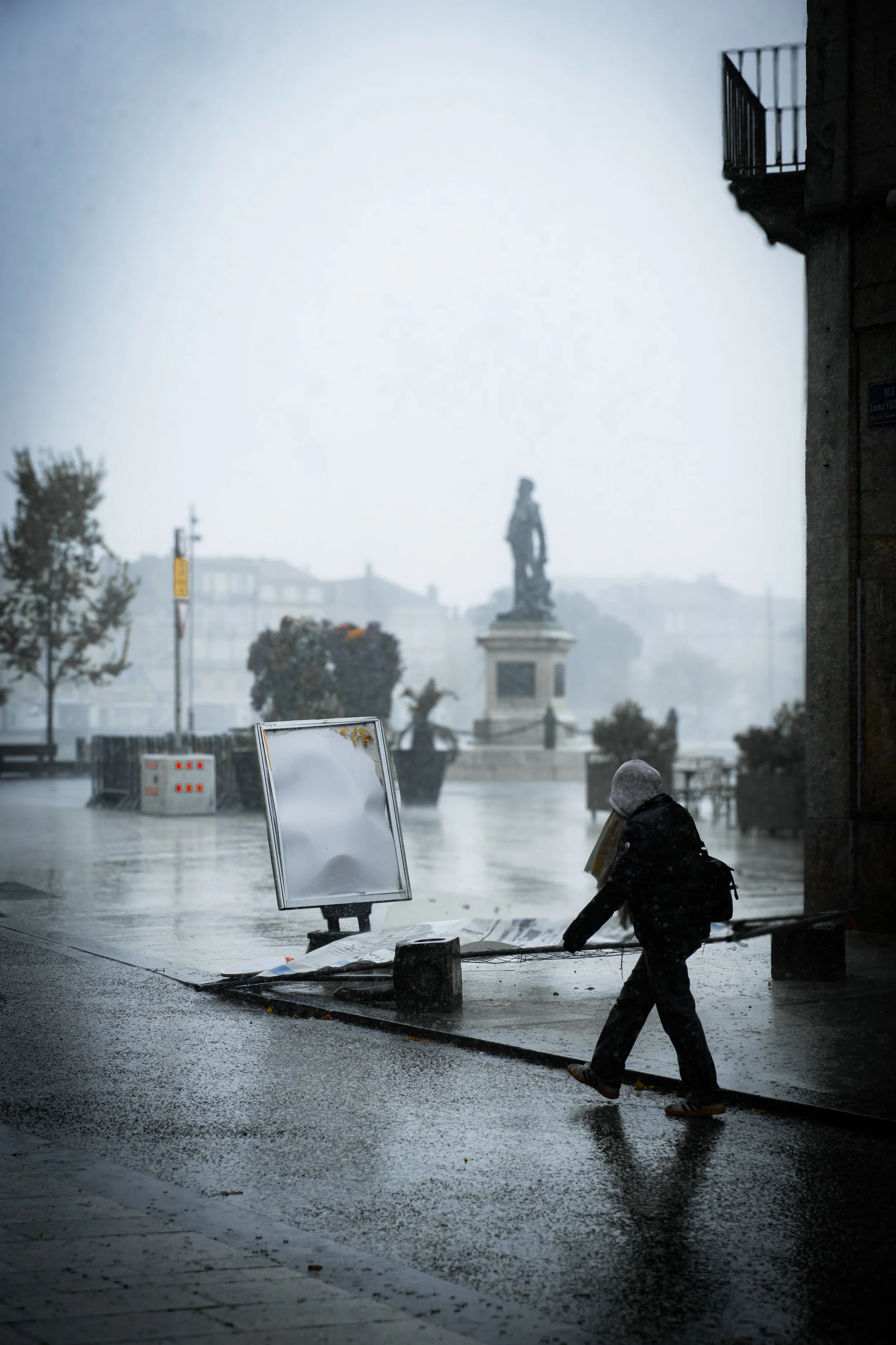 La Rochelle, novembre 2024 - La tempête Caetano classé comme événement remarquable et a eu lieu dans toute la France. Près de 300 000 foyers ont été privés d'électricité en fin de journée.