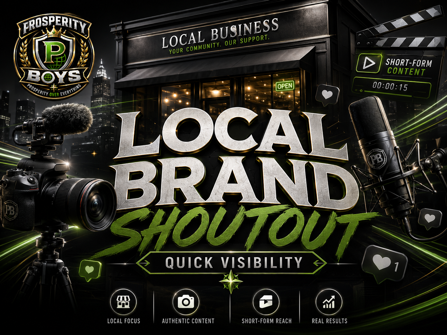 Local Brand Shoutout Package