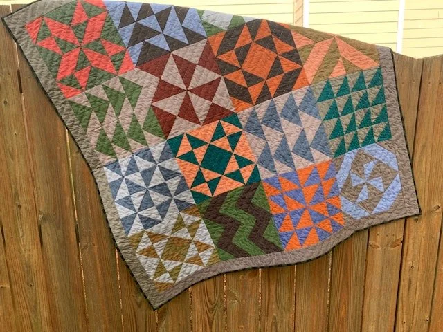 Lecture and/or Workshop: Quilt Design with Half-Square Triangles