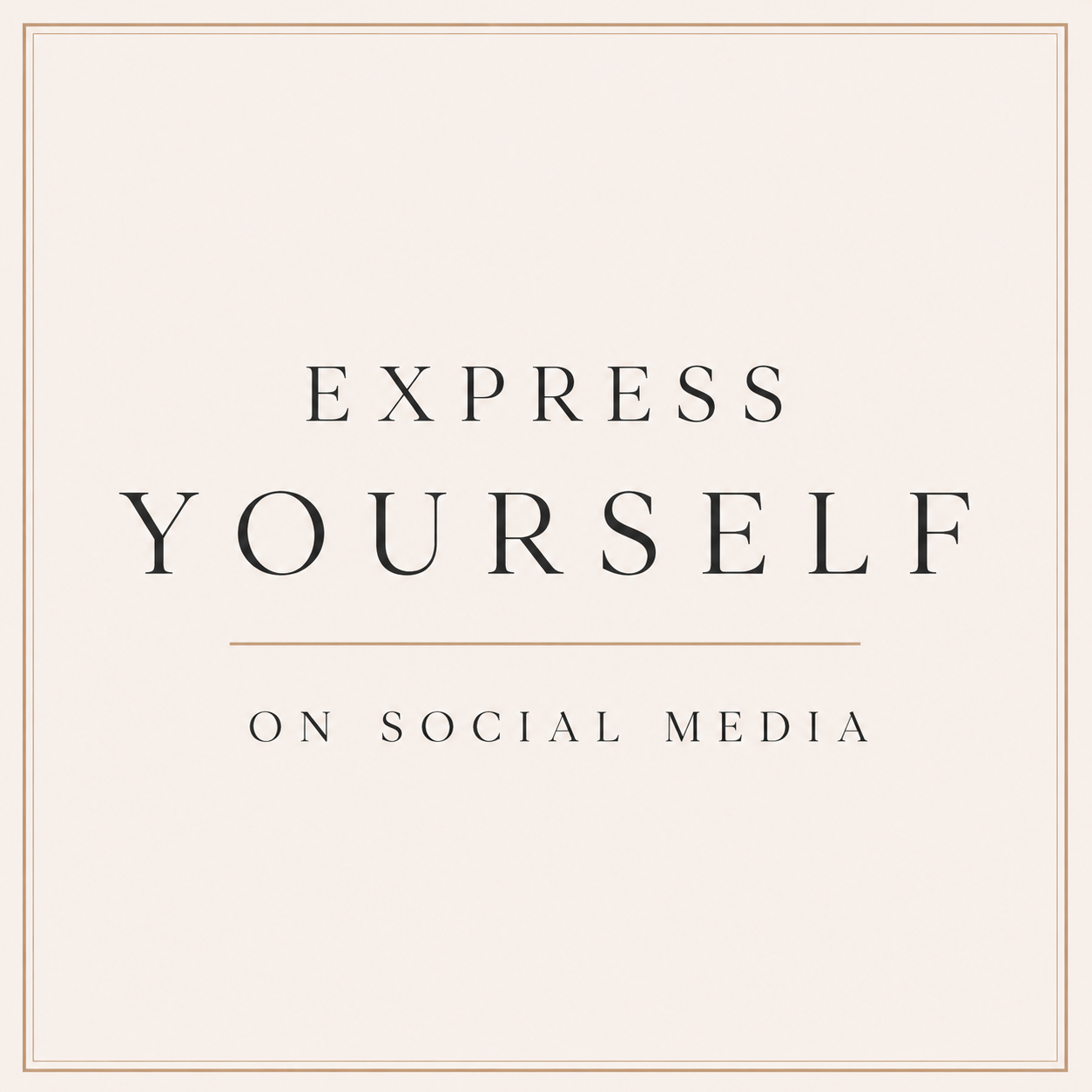 Express Yourself on Social Media