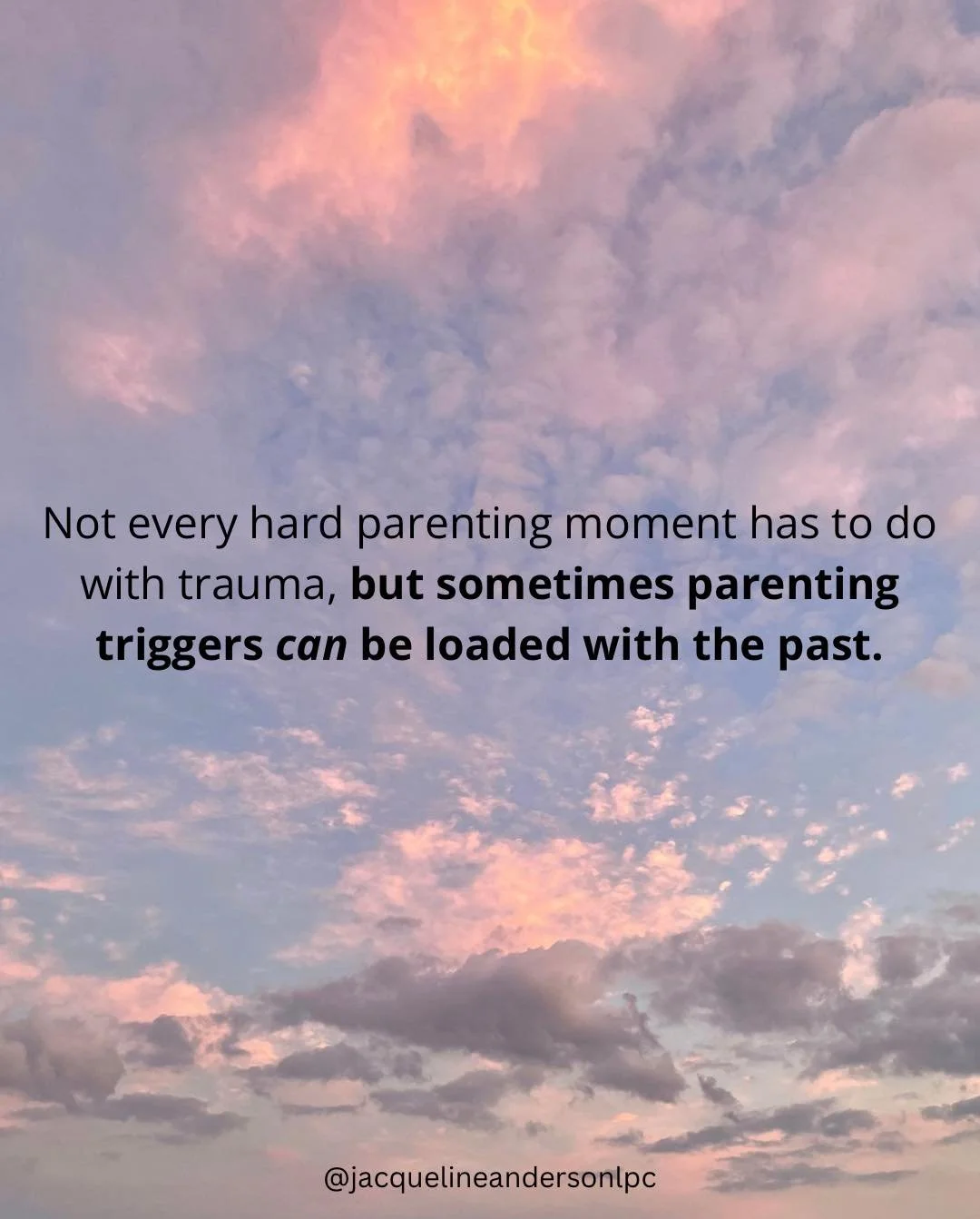 What does it look like for our pasts to show up in our parenting? Here are some examples. The good news is that it doesn&rsquo;t have to stay this way. We can work towards integration and healing in our stories, and oftentimes trauma therapies such a