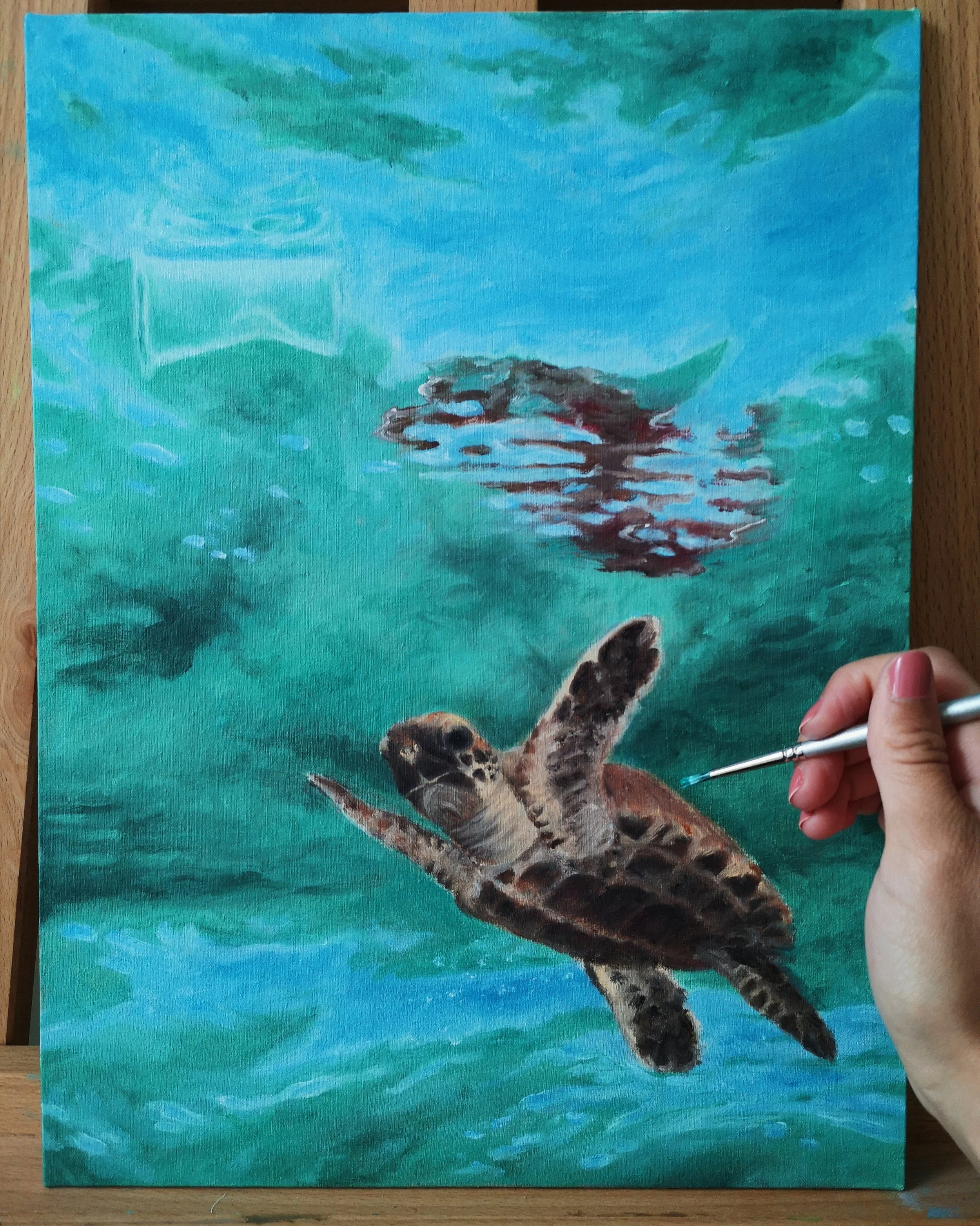 the finished painting