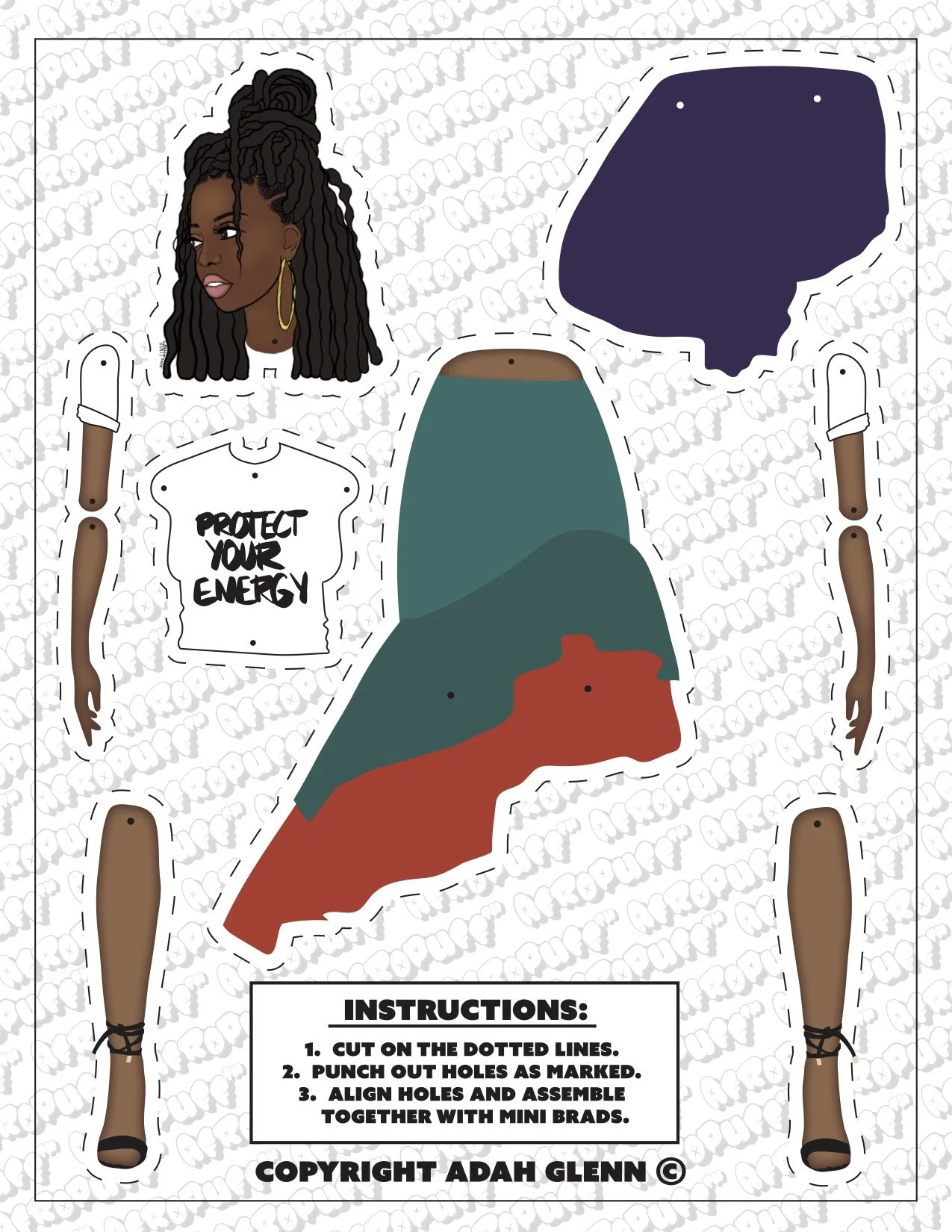 glowup girl gloriana articulated paperdoll kit 02.jpg
