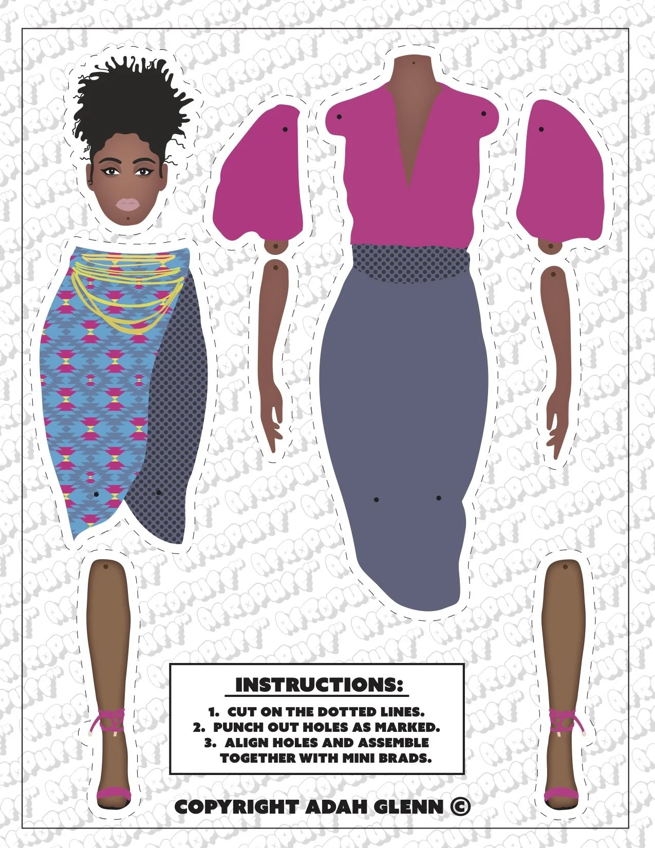 Somaya Articulated Paper Doll Listing Image 02.jpg