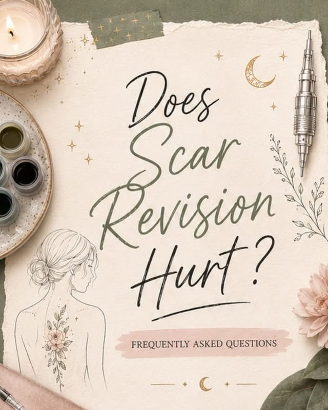 ✨ Swipe through to learn what scar revision treatment actually feels like &rarr;

One of the most common questions I hear is, &ldquo;Does scar revision hurt?&rdquo;

Most clients describe treatment as mild discomfort rather than pain, and many find t
