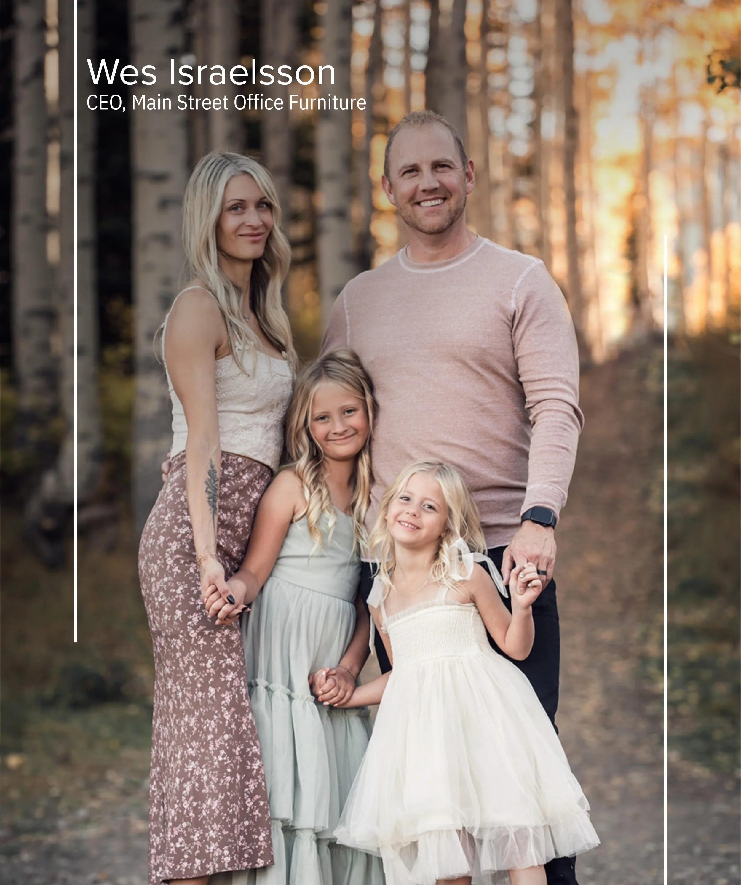Sometimes our greatest challenges become our greatest purpose.&nbsp;

For @wes_israelsson from @mainstreetofficefurniture , life-changing moments forced him to reevaluate what truly matters. Through those struggles, he discovered that service, connec