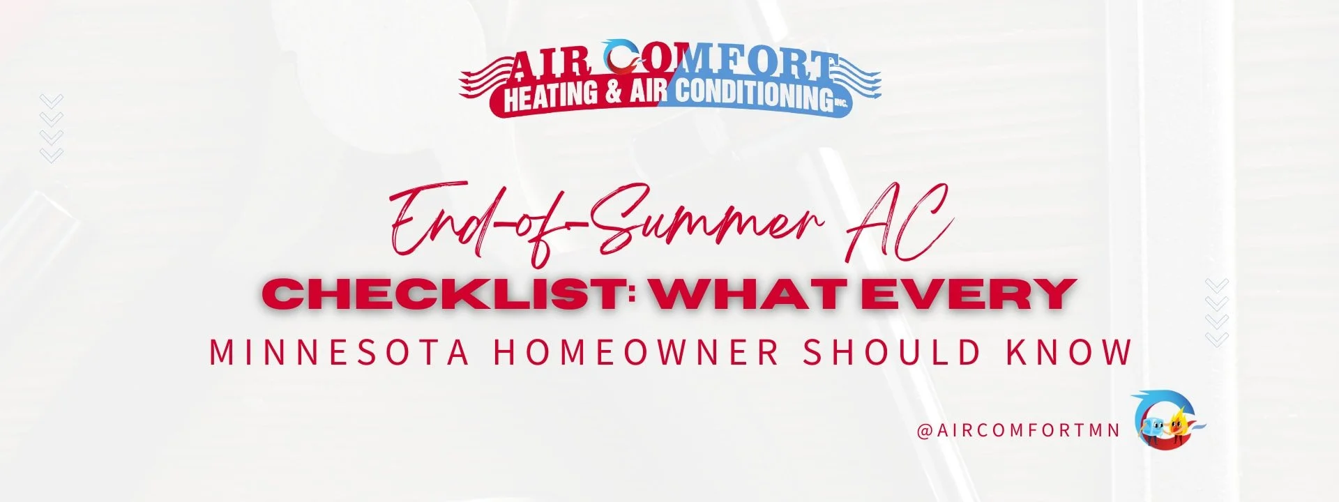 End-of-Summer Air Conditioning Checklist: What Every Minnesota Homeowner Should Know