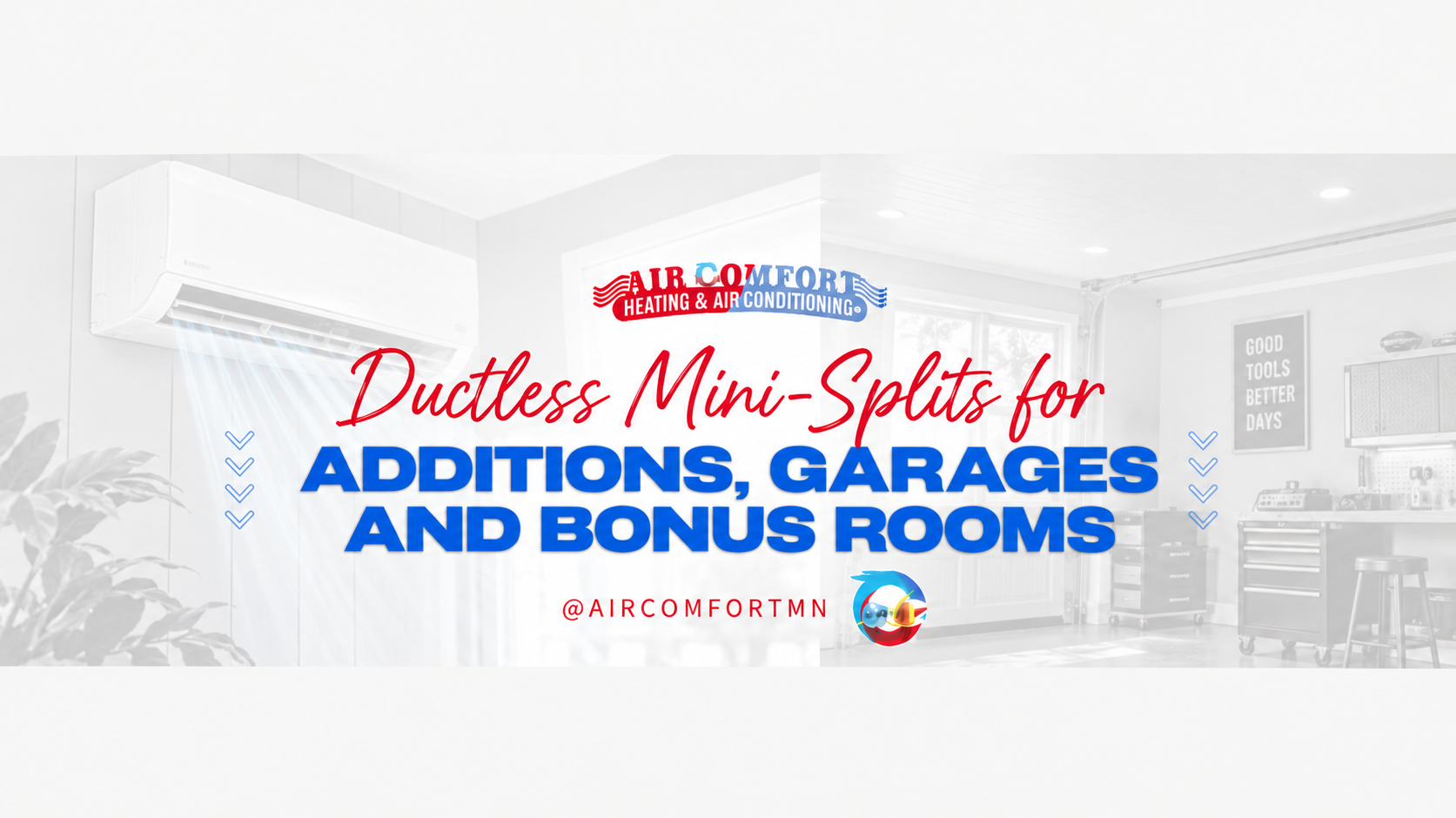 Ductless Mini-Splits for Additions, Garages and Bonus Rooms