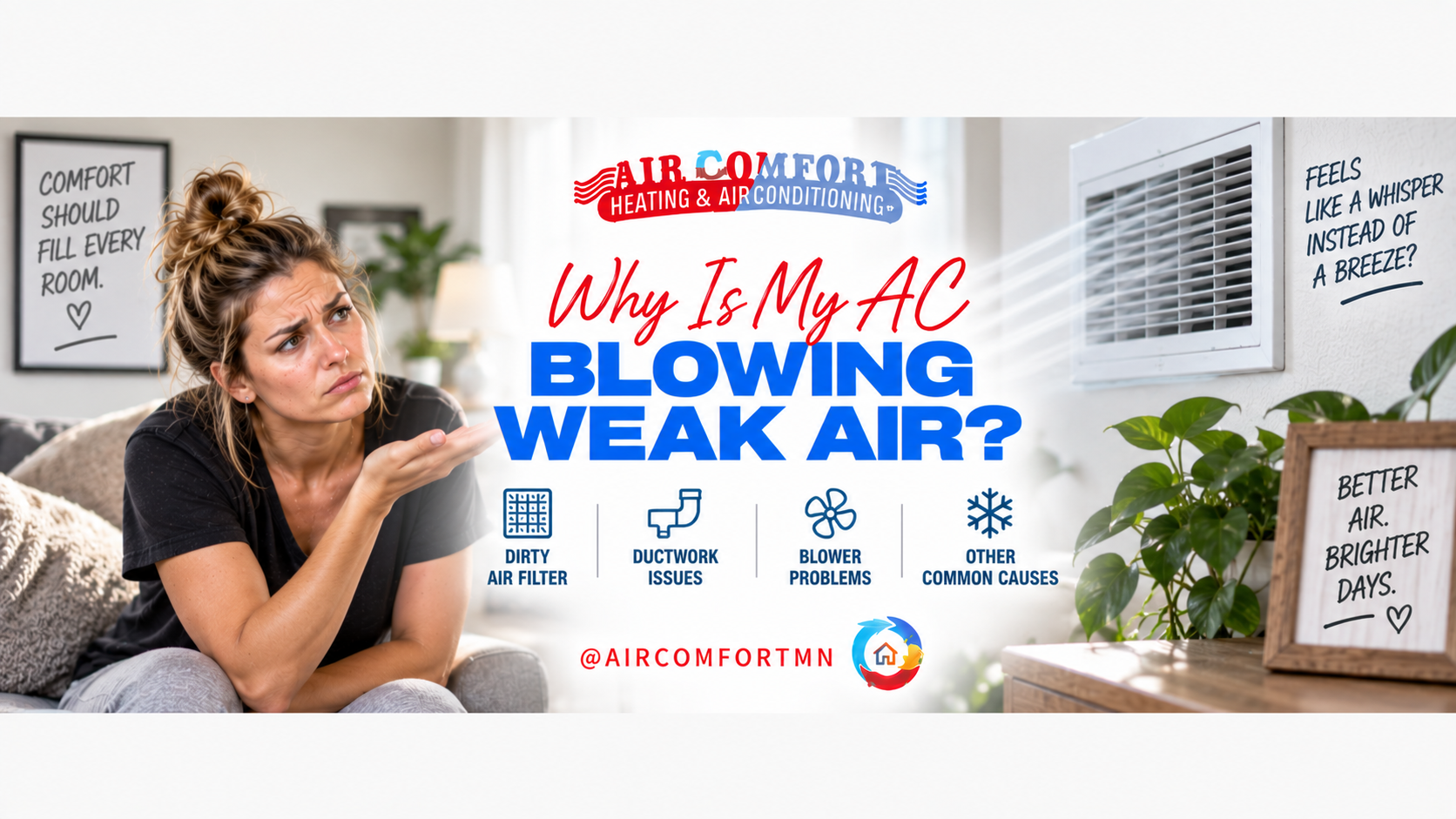 Why Is My AC Blowing Weak Air?