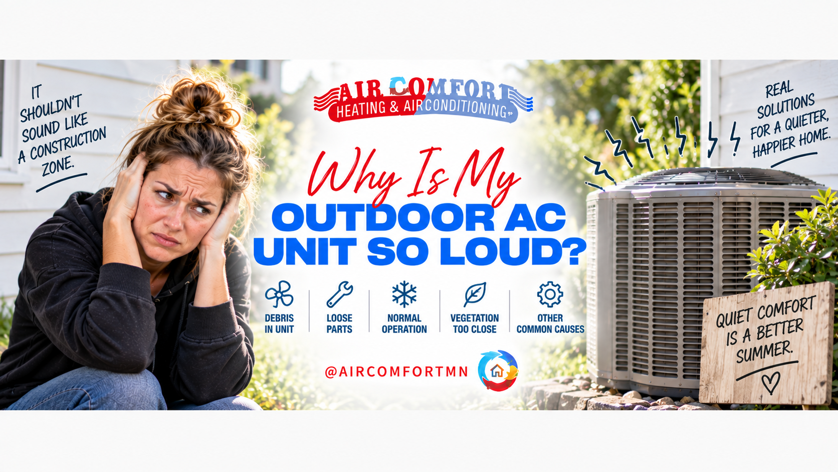 Why Is My Outdoor AC Unit So Loud?