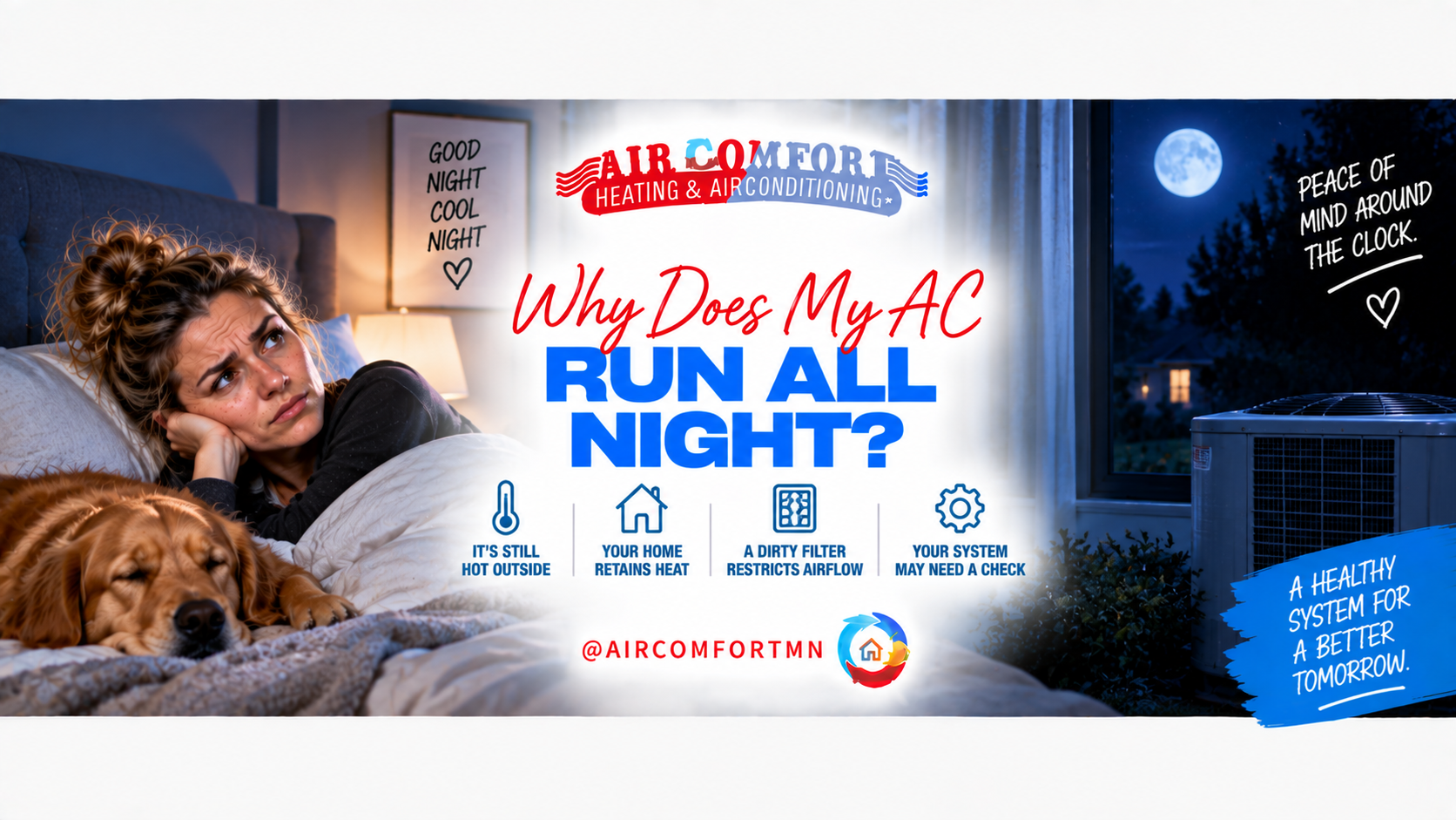 Why Does My AC Run All Night?