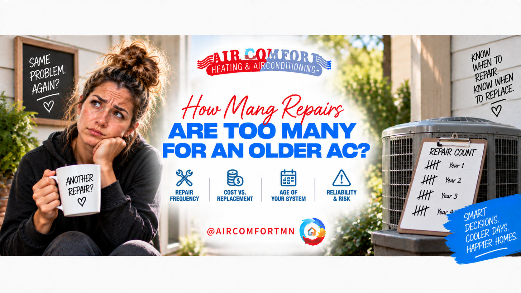 How Many Repairs Are Too Many for an Older AC?