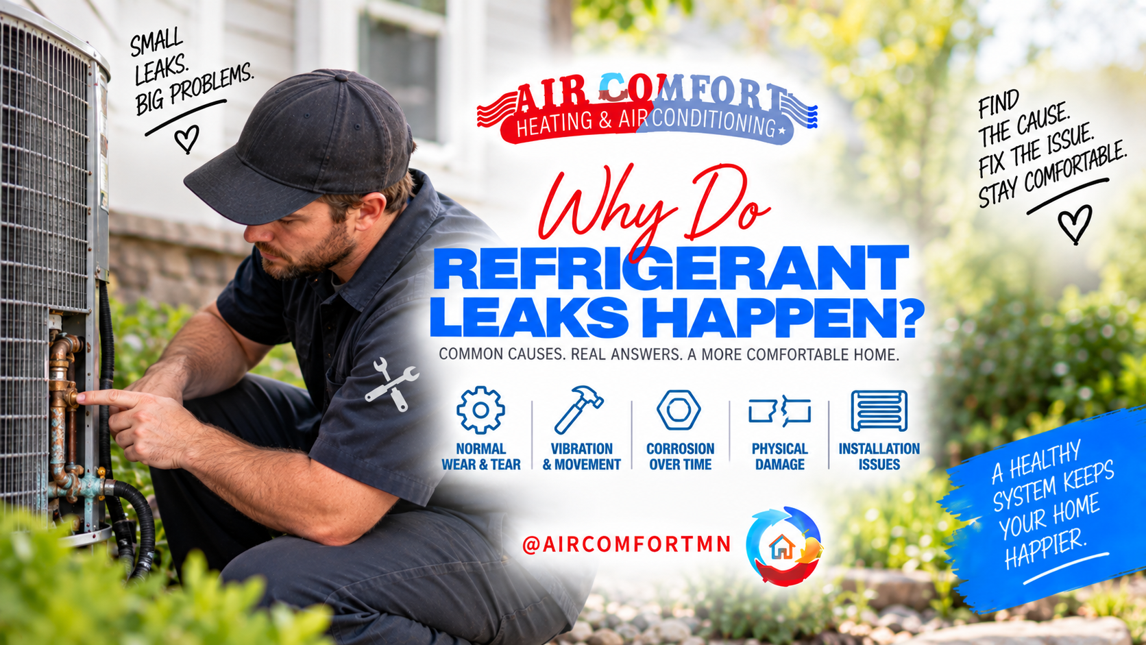 Why Do Refrigerant Leaks Happen?