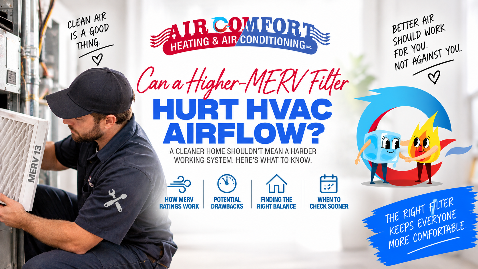 Can a Higher-MERV Filter Hurt HVAC Airflow?