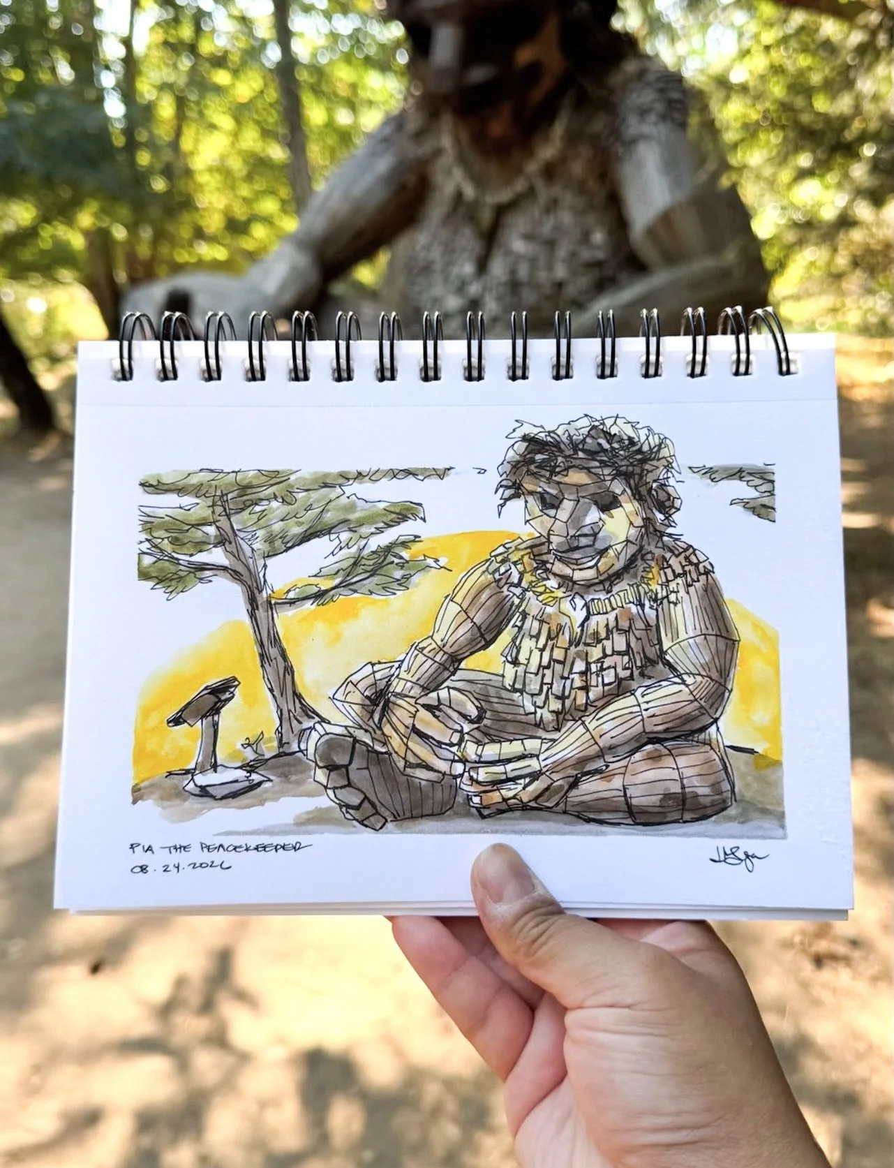 Beautiful sketch of our Pia the Peacekeeper! 💛

Thank you for sharing your artwork, @joesunga!