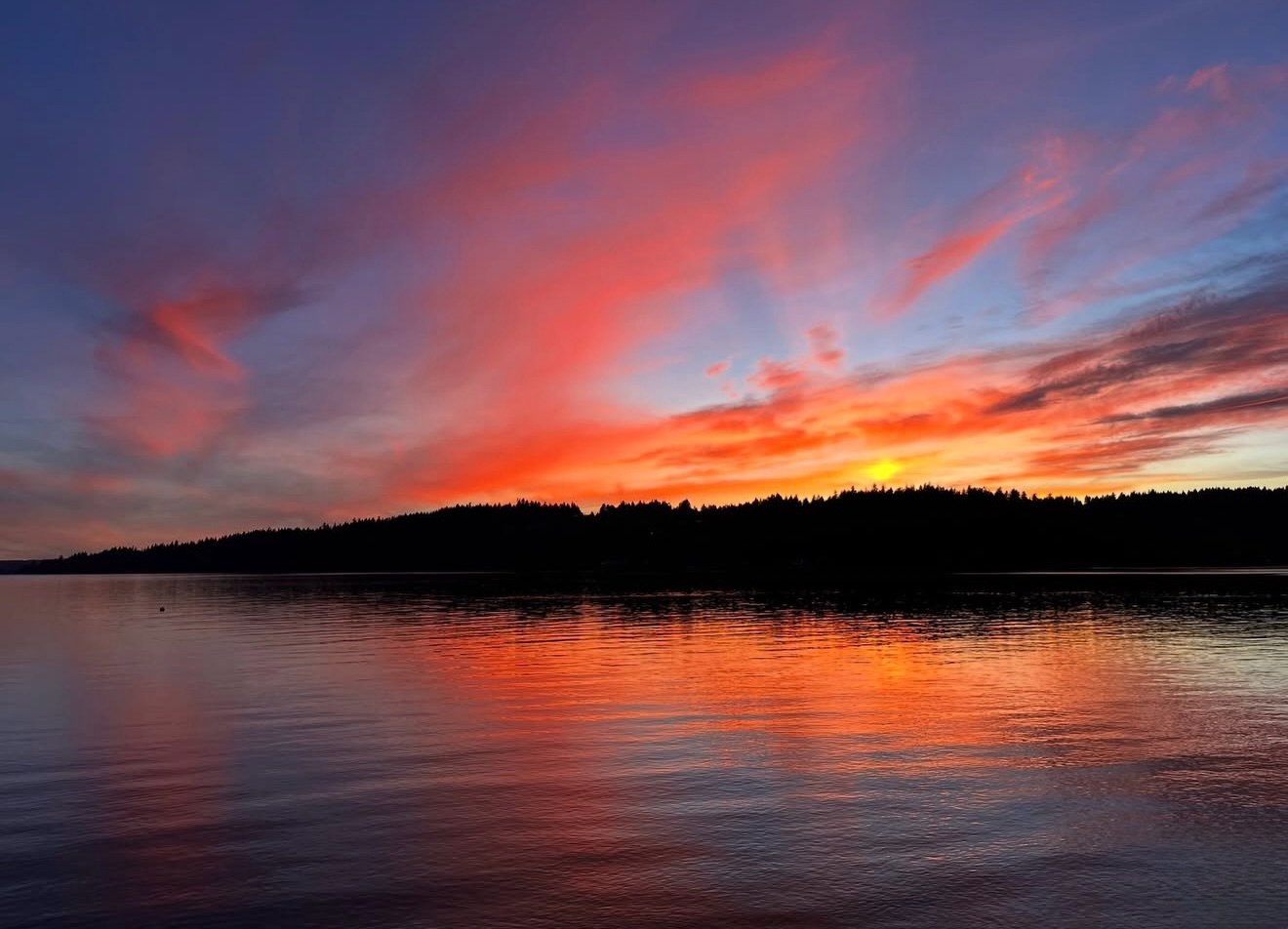 Whether it&rsquo;s morning , day or night &mdash; the rich colors of October on Bainbridge are just so dreamy. Captured by @jenlialongo here, the season is a must-see so come explore on the island in fall! 🍂