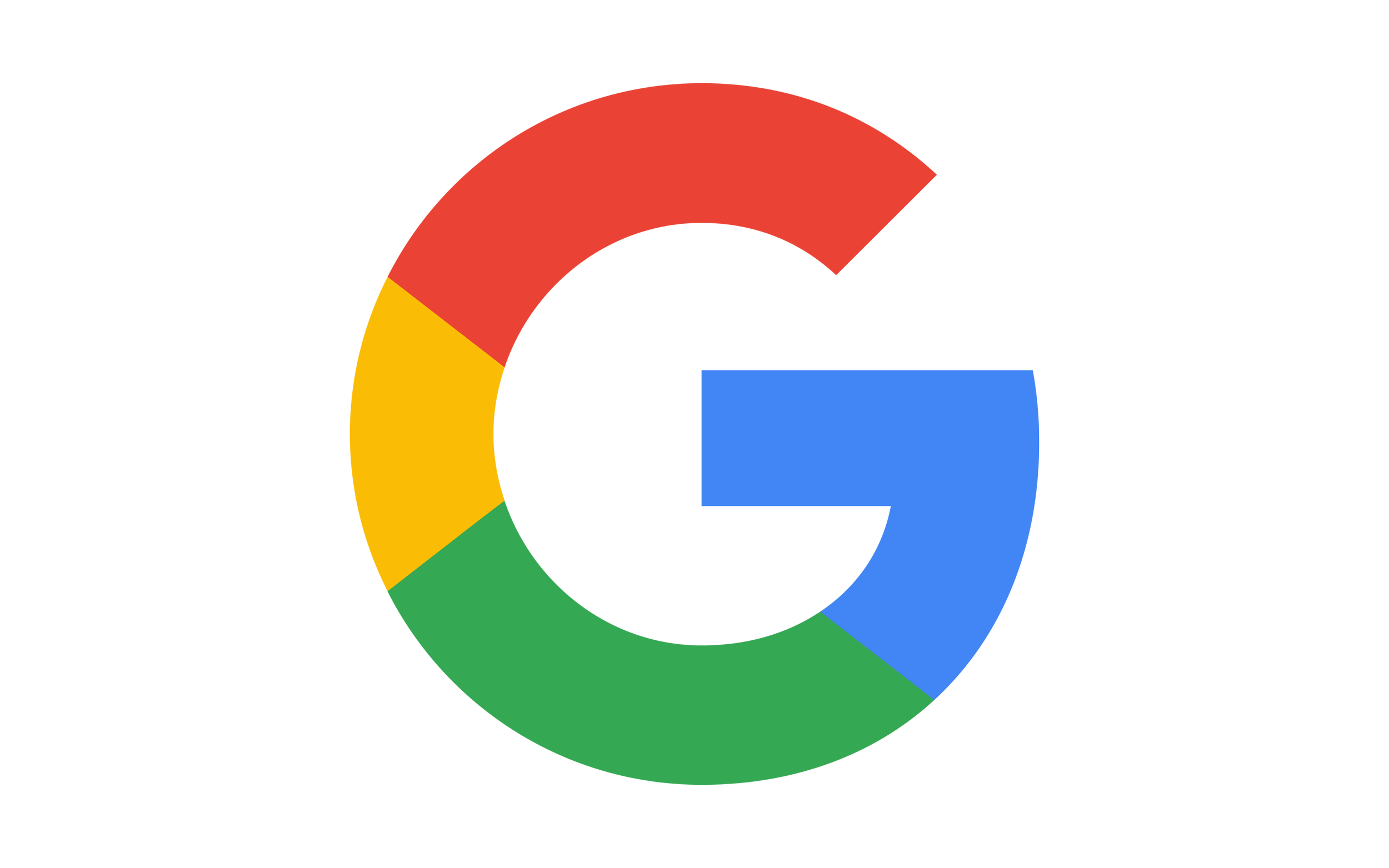 Colorful Google logo with the text 'Google' in black above it.