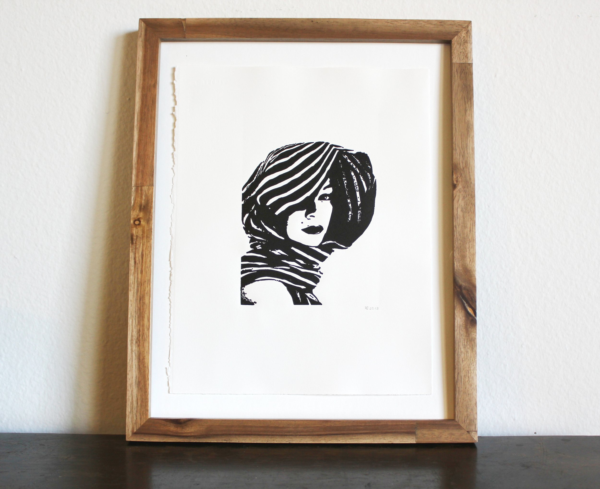 Scarf Lady Linocut by Rachel Hopkins (1).jpg