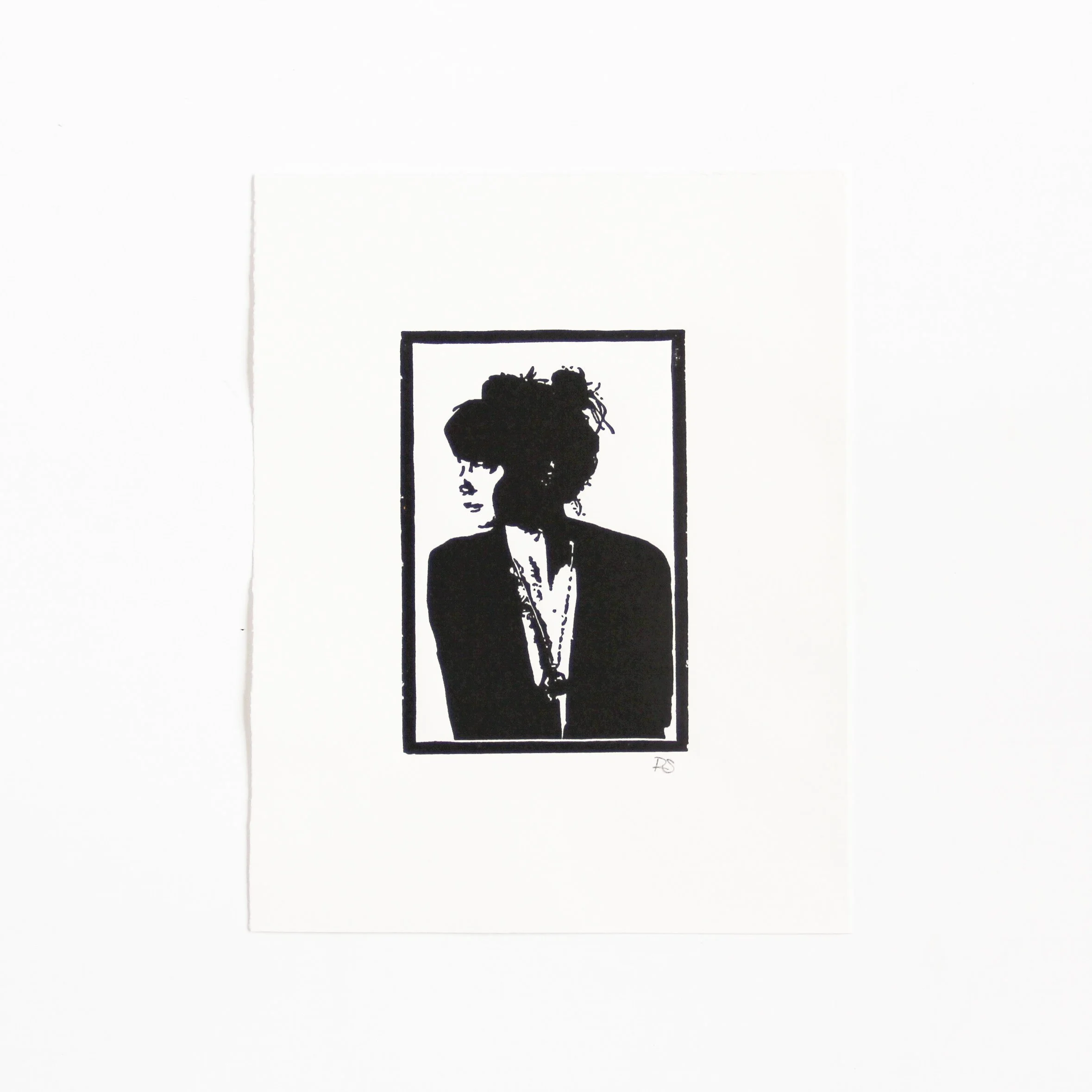 Necklace Lady Linocut by Rachel Hopkins (2).jpg