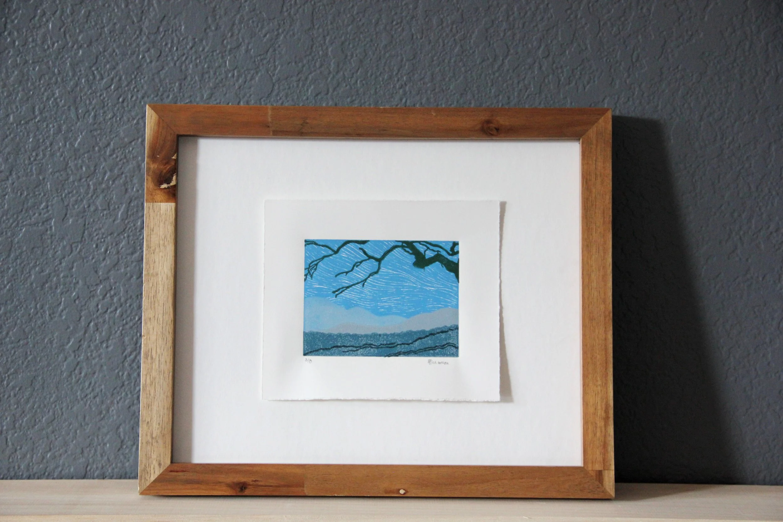 Mini Reduction Landscape Linocut by Rachel Hopkins (1).JPG