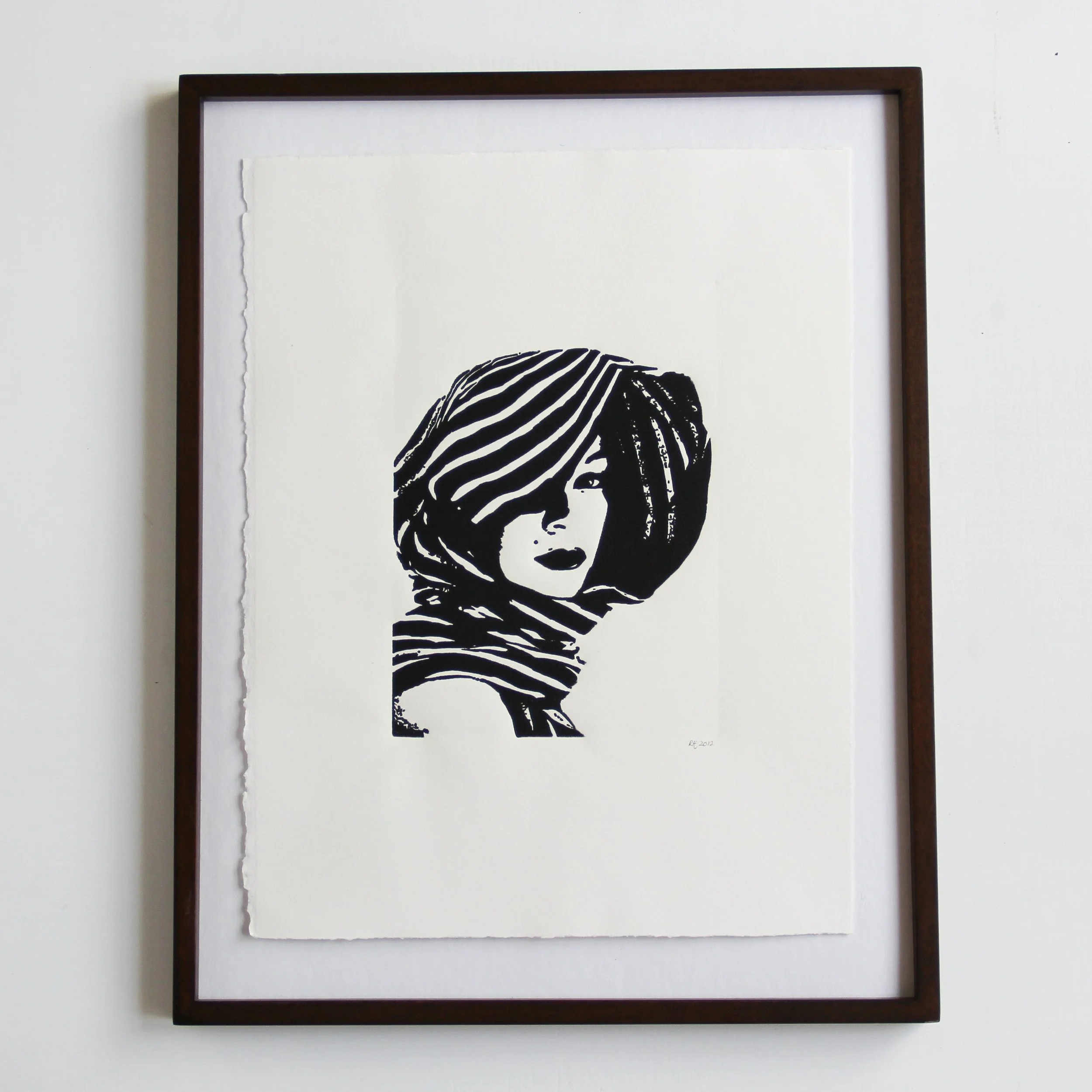 Scarf Lady Linocut by Rachel Hopkins (4).jpg