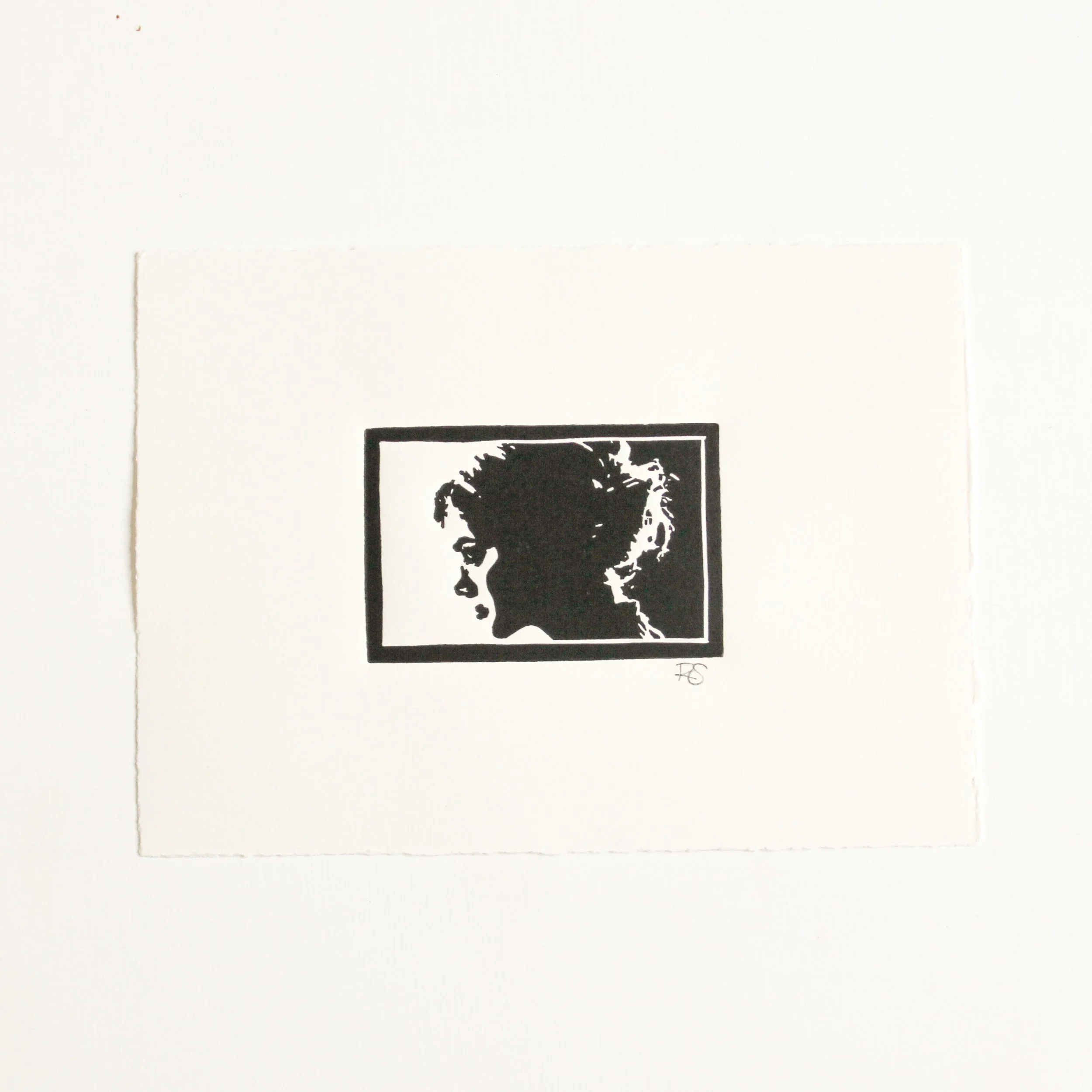 Woman in Profile Linocut by Rachel Hopkins (3).jpg